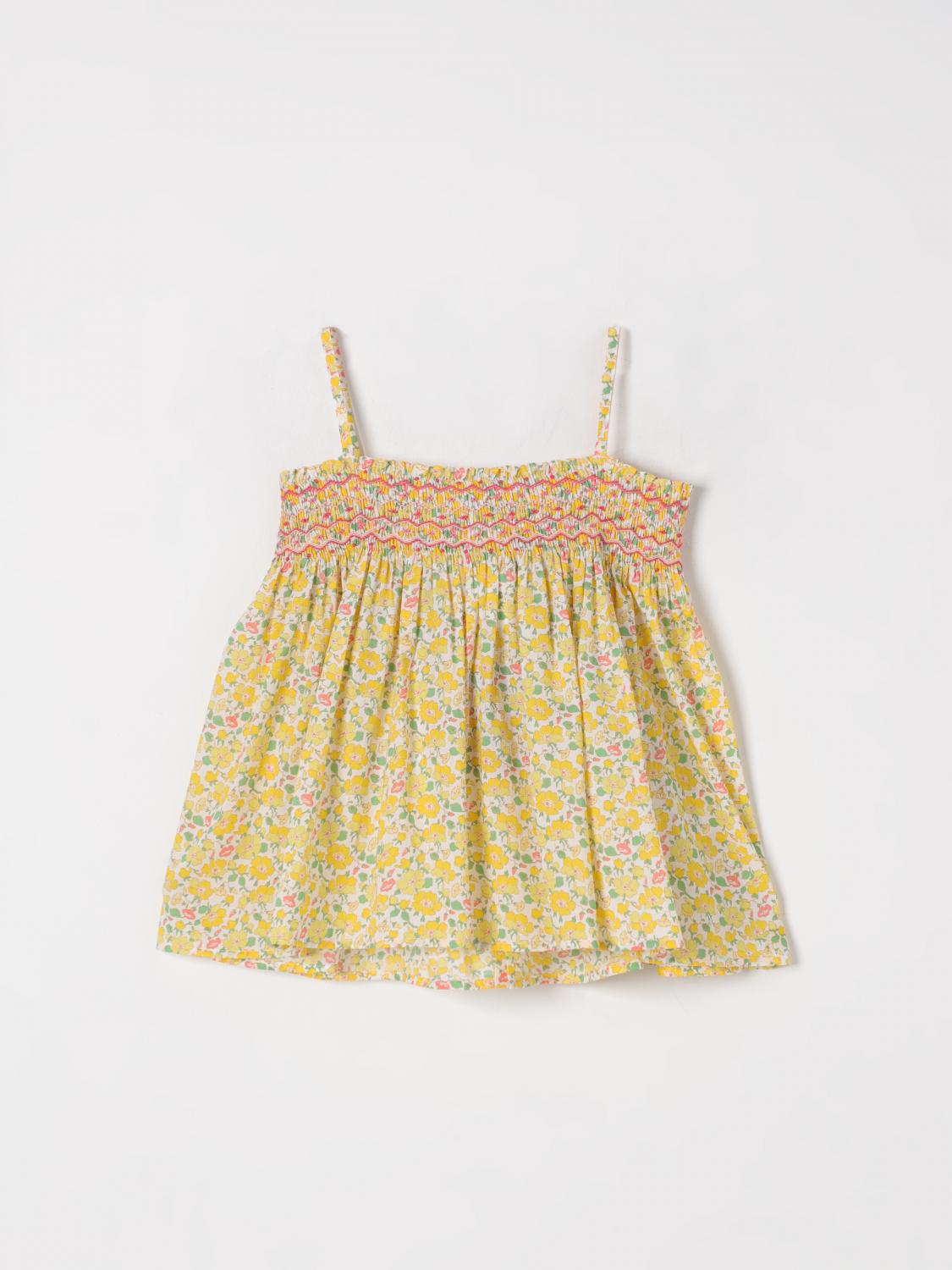 Bonpoint Thin Shoulder Blouse In Yellow
