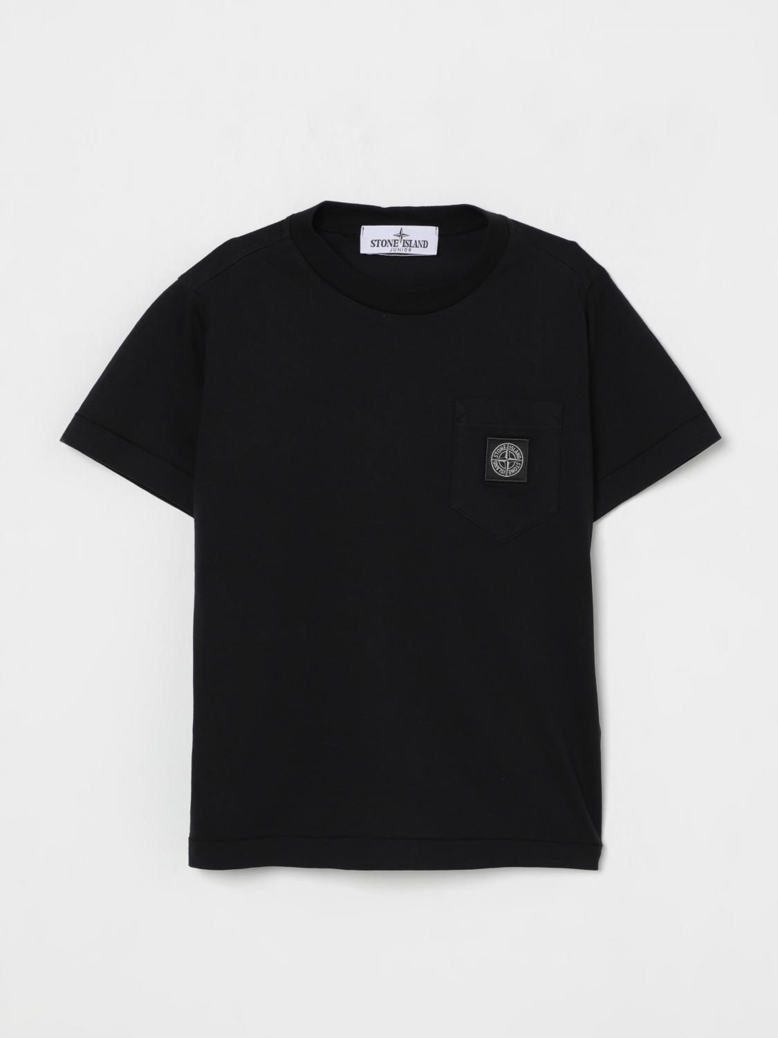 Stone Island T-shirt  Junior Kids Color Black In Black
