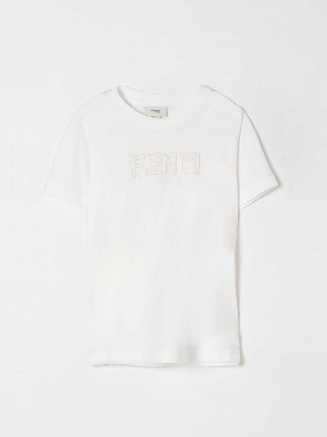 Fendi Kids T-shirt In White