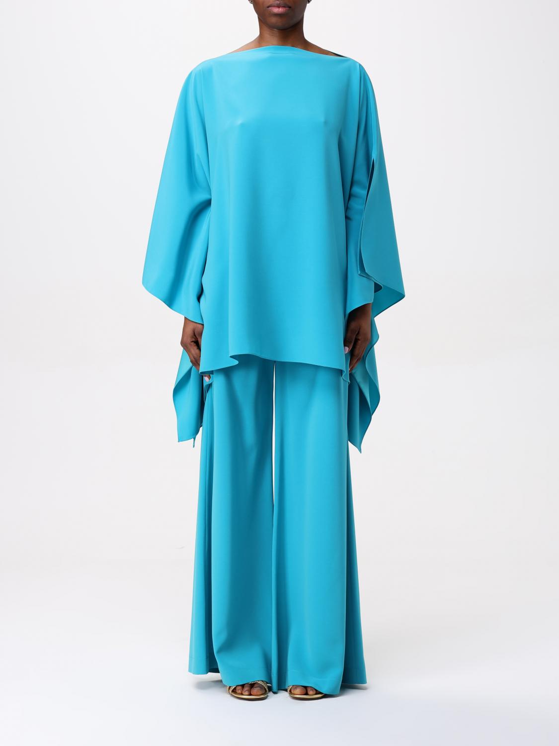 Gianluca Capannolo Top Woman Color Teal In Teal