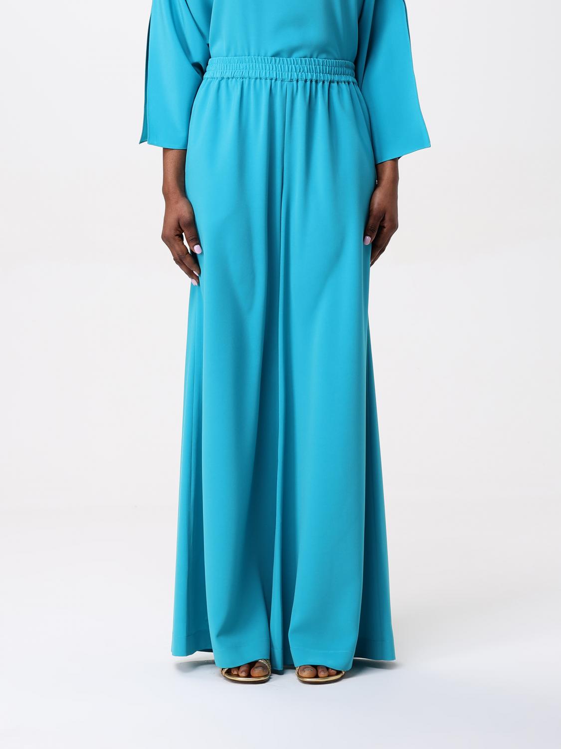 Gianluca Capannolo Pants Woman Color Teal In Teal