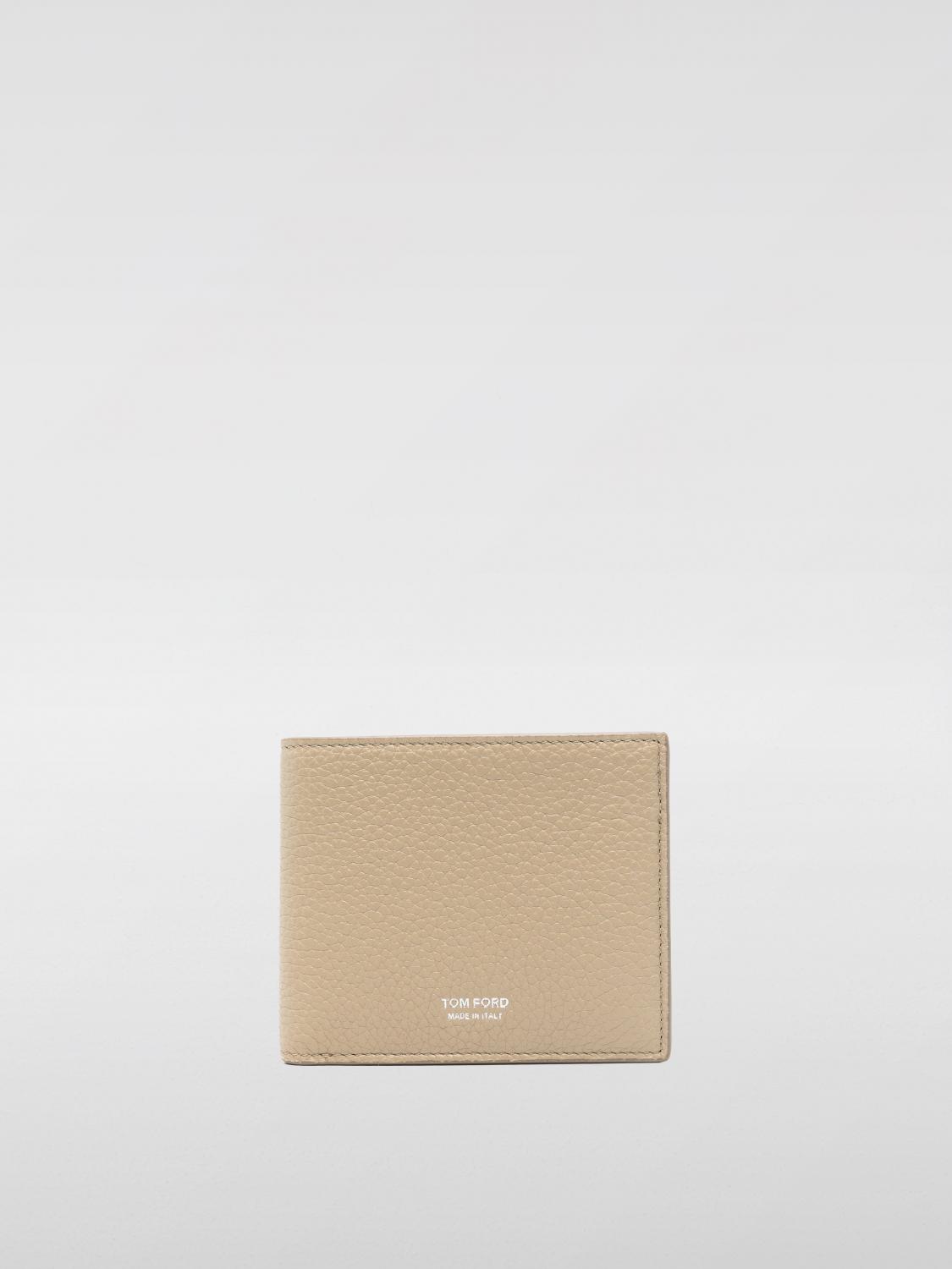 Tom Ford Mens Wallet Accessories In Beige
