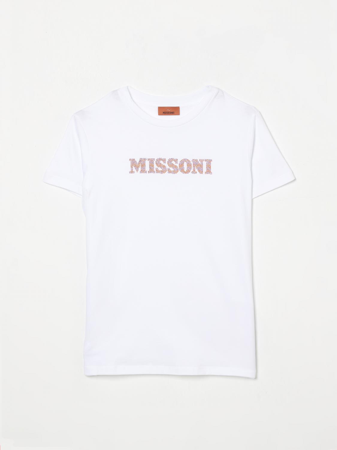 Missoni T-shirt Kids Color White In White