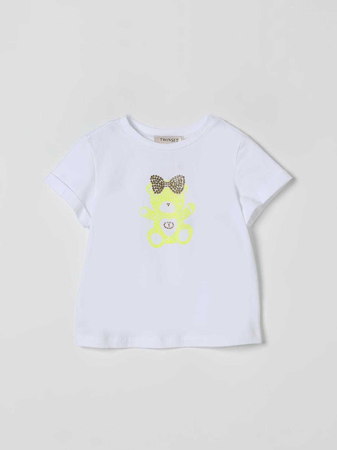 Twinset Crystal-embellished T-shirt In White