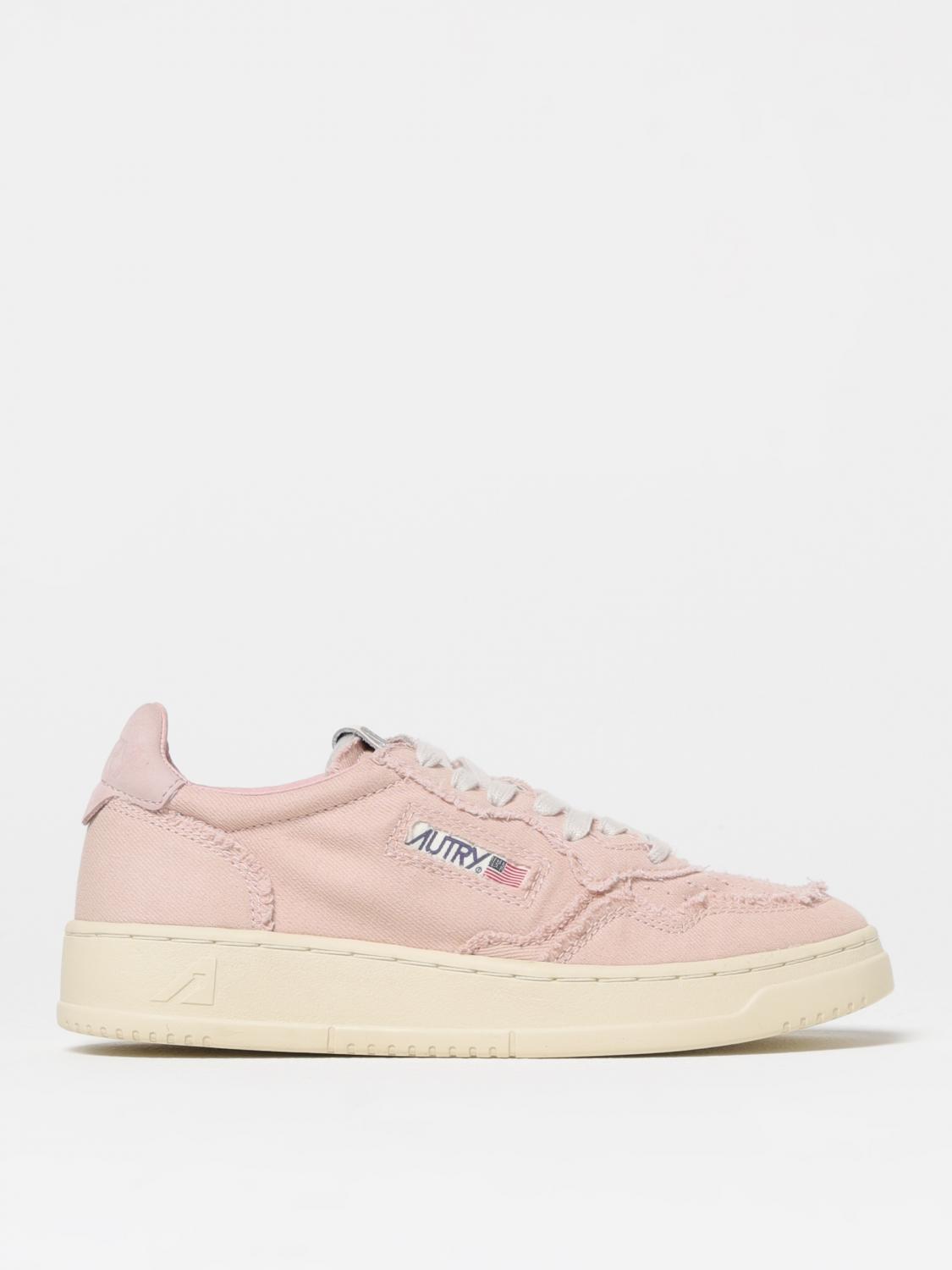Autry Lace-up Low-cut Casual Shoes In Denim
