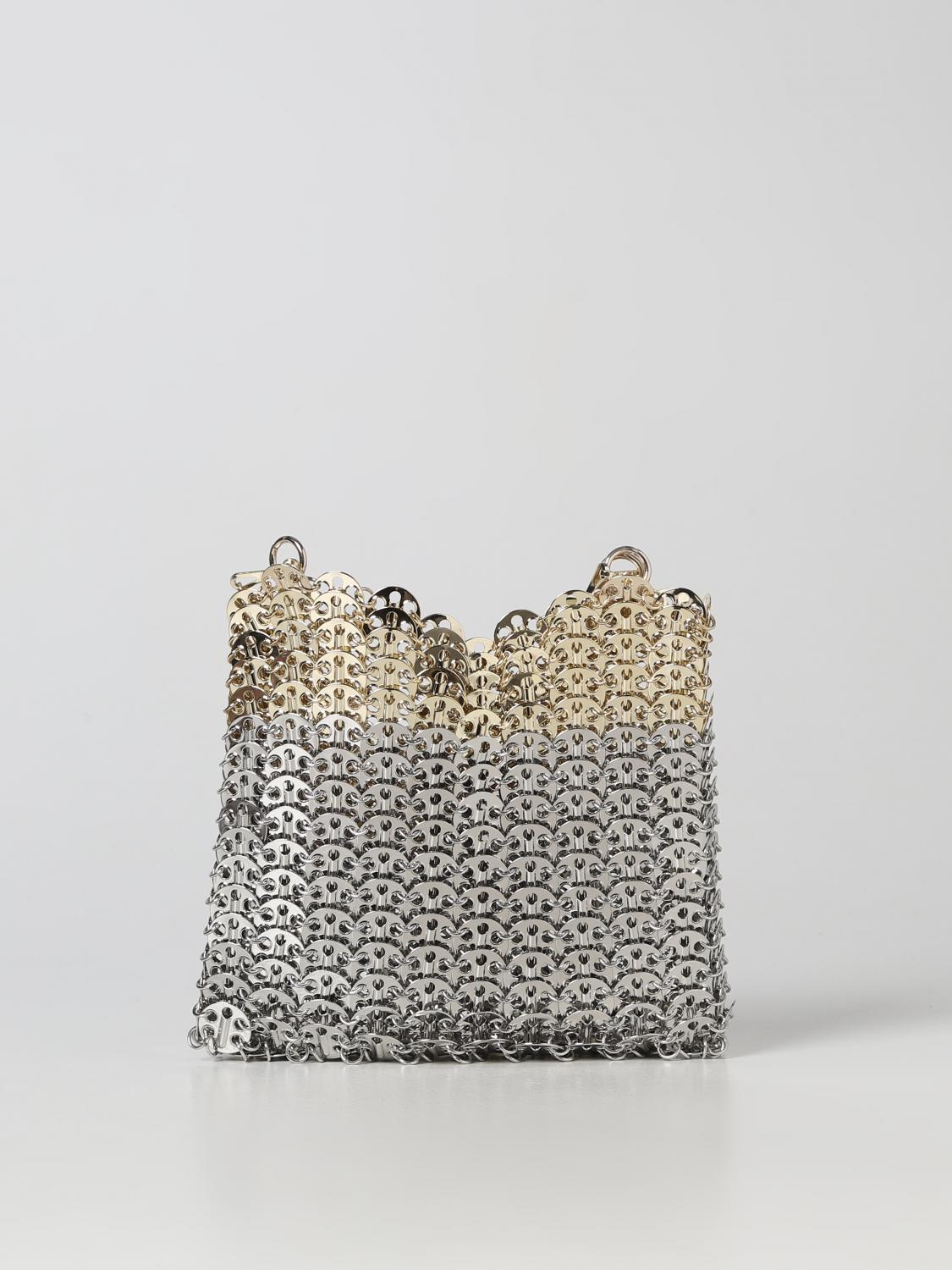 Mini Bag RABANNE Woman color Silver