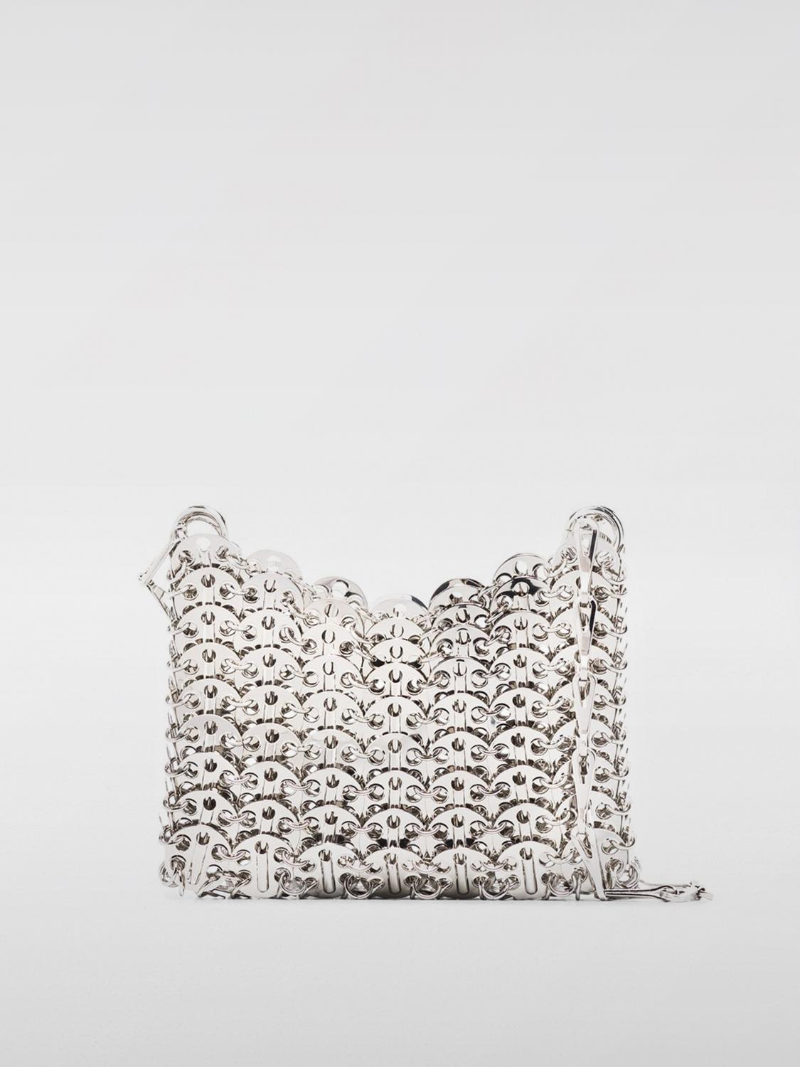 Mini Bag RABANNE Woman color Silver