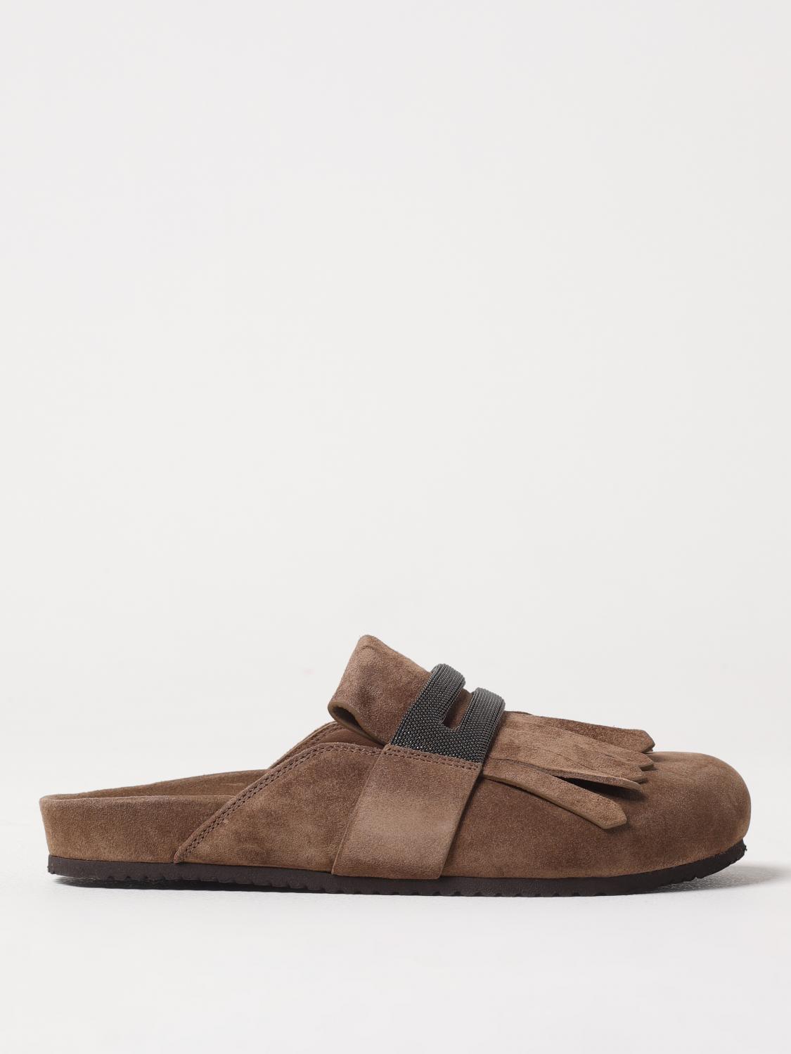 Brunello Cucinelli Loafers Woman Color Brown In Brown