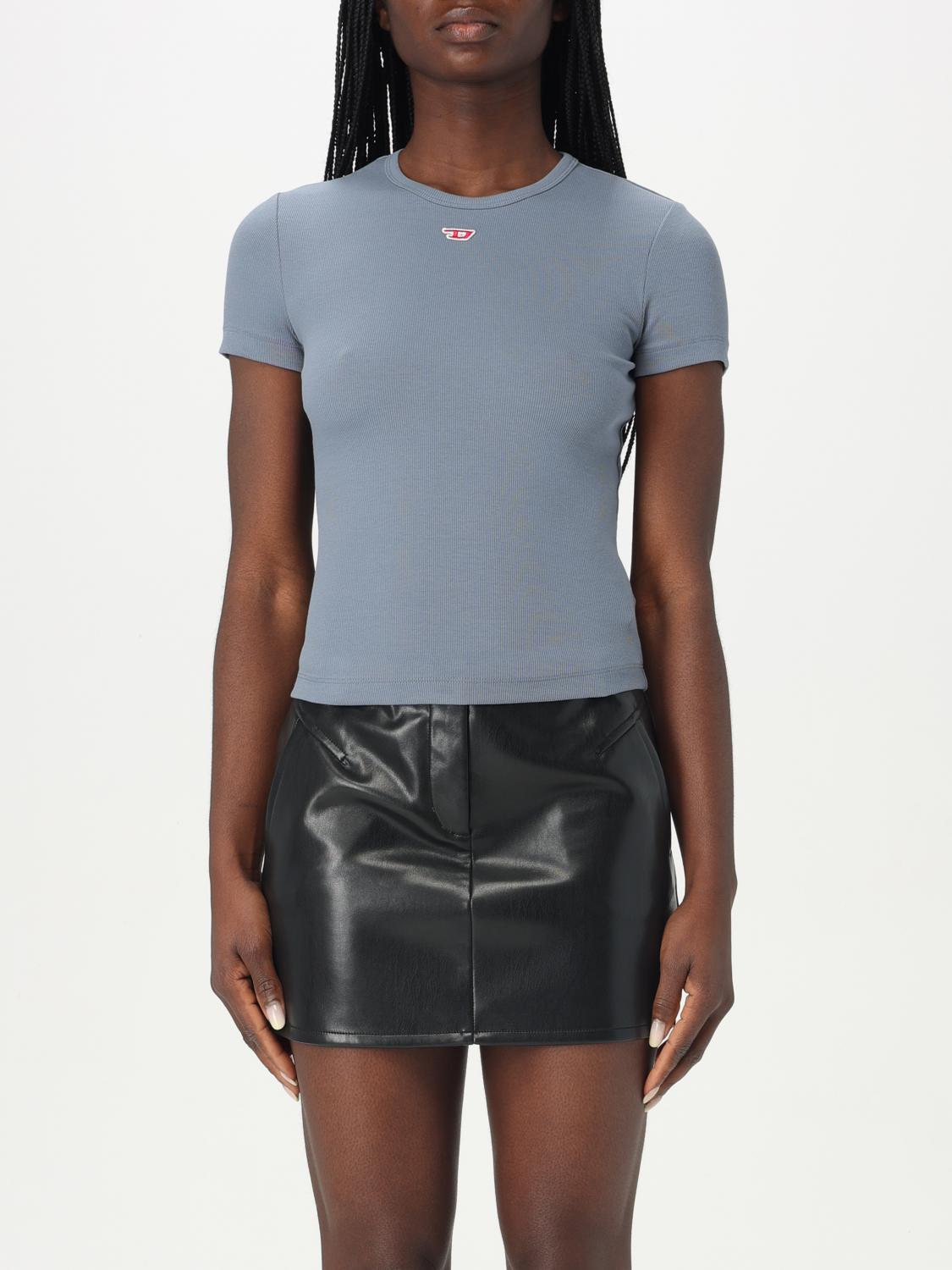 Diesel Long-sleeved Zipper Sweatshirt In Dust
