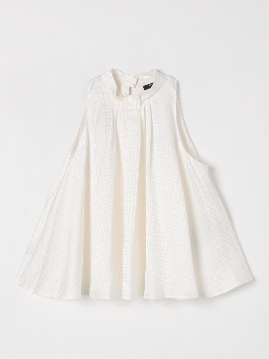 BALMAIN TOP BALMAIN KIDS COLOR IVORY G51791044