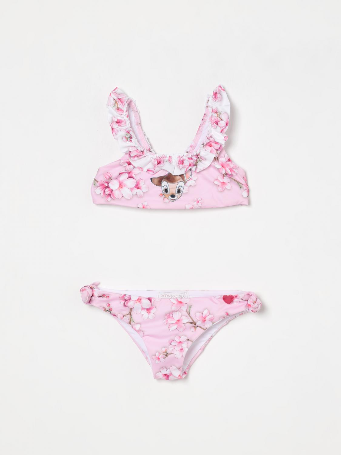 Monnalisa Swimsuit Kids Color Pink In Pink