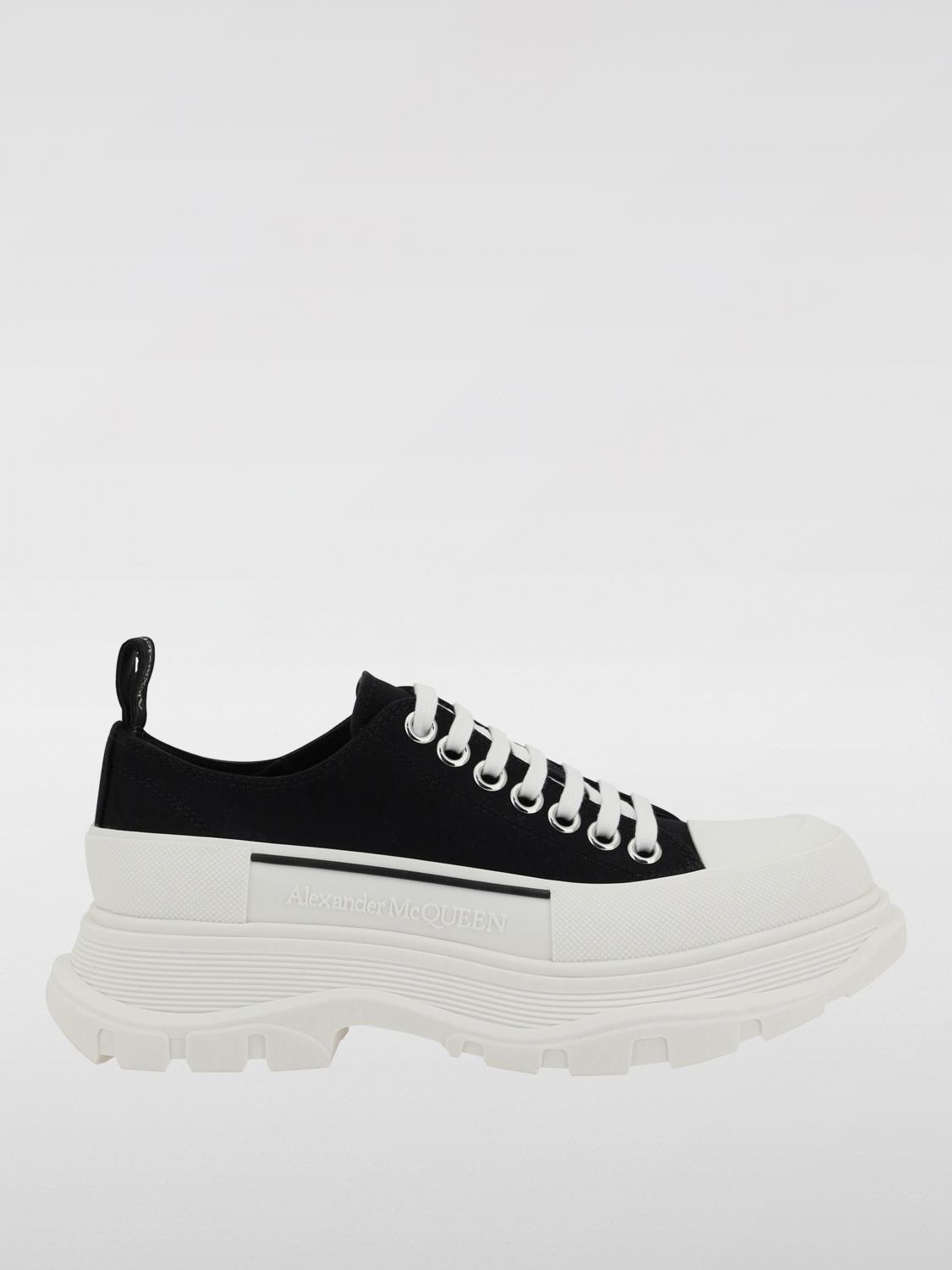 Shop Alexander Mcqueen Sneakers Woman Color Black