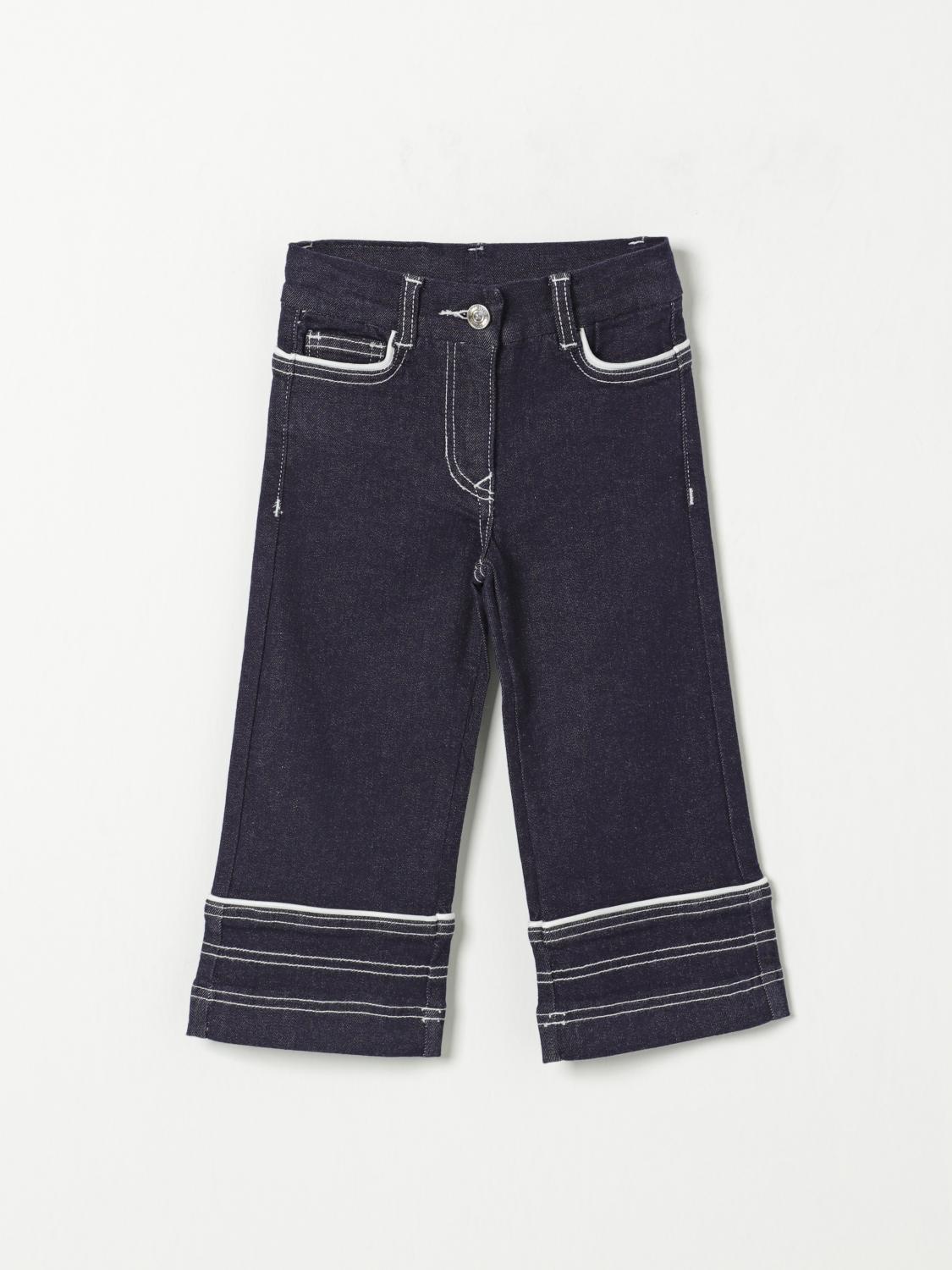 Monnalisa Jeans Kids Color Navy In Navy