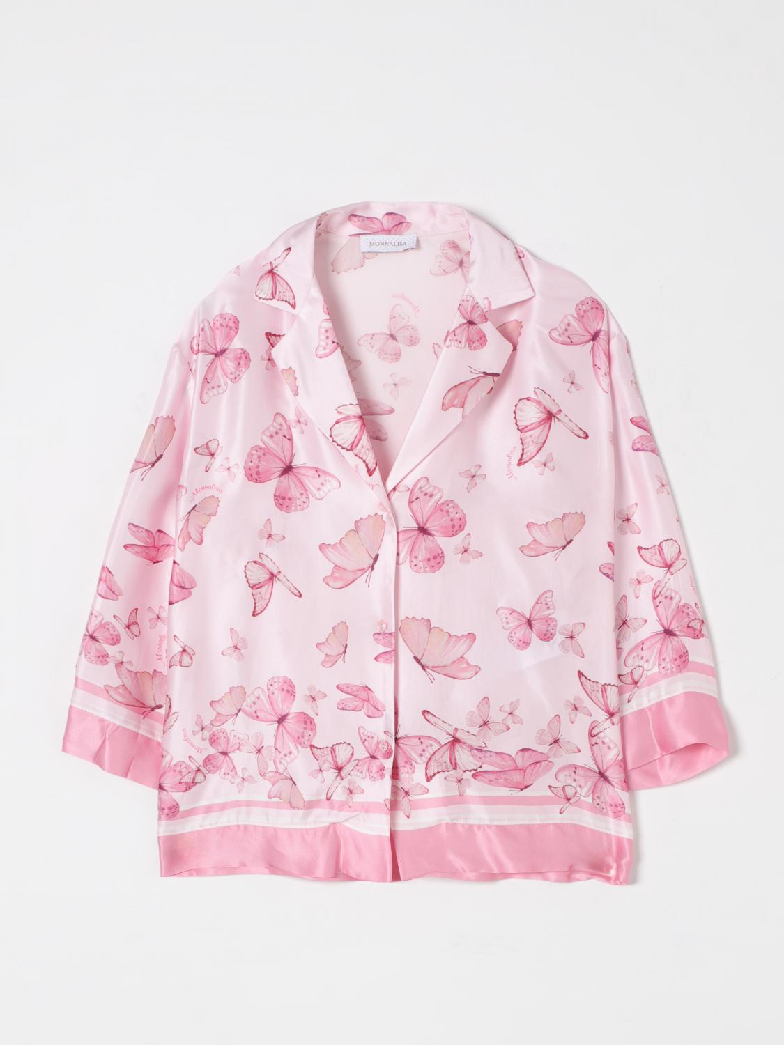 Monnalisa Shirt Kids Color Pink In Pink