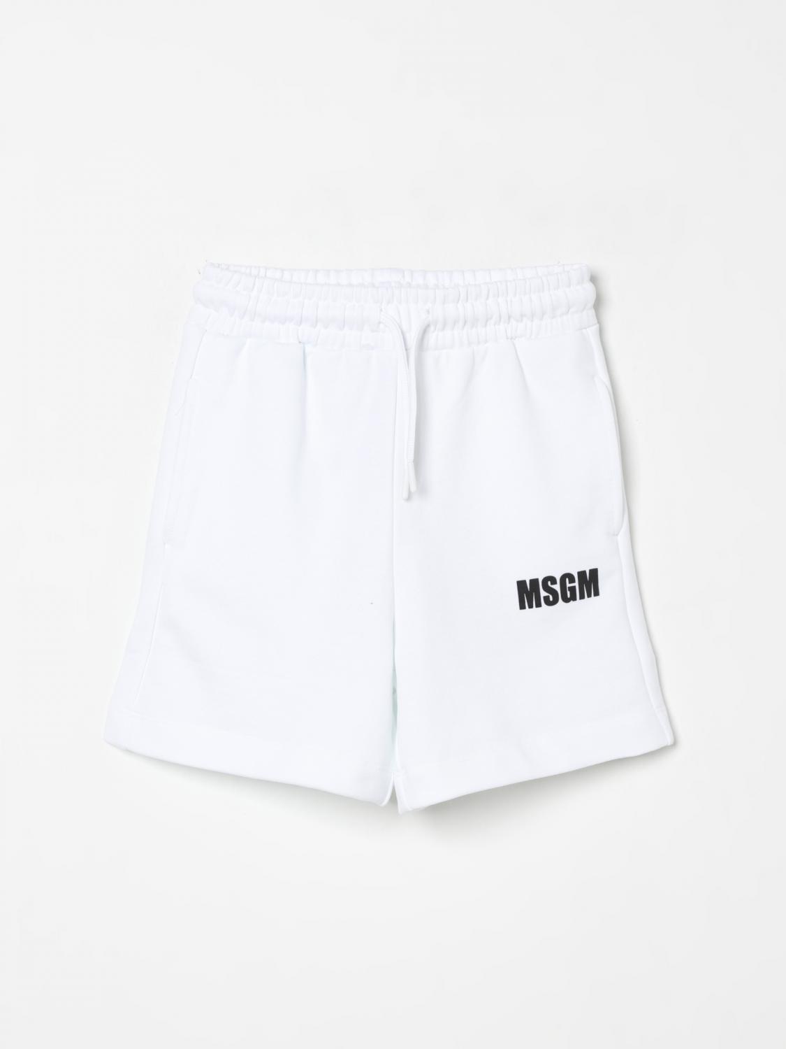 Msgm Shorts Kids Kids Color White In White