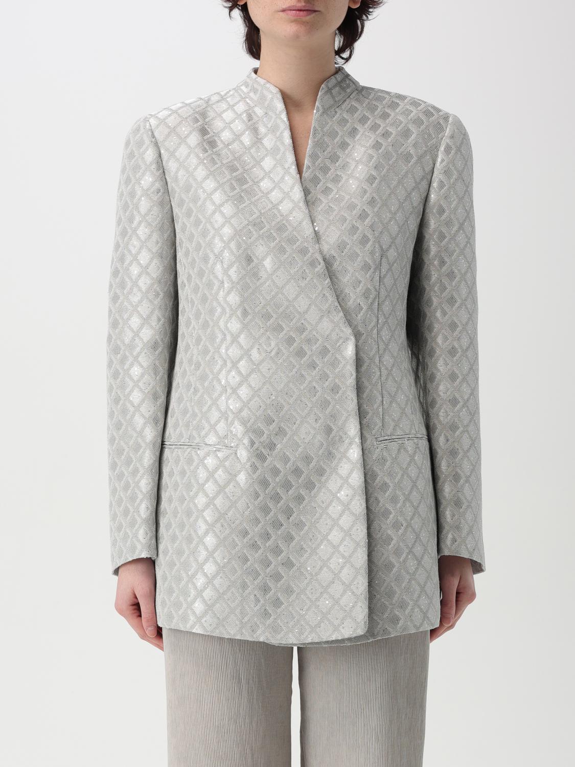 Blazer GIORGIO ARMANI Woman color Grey