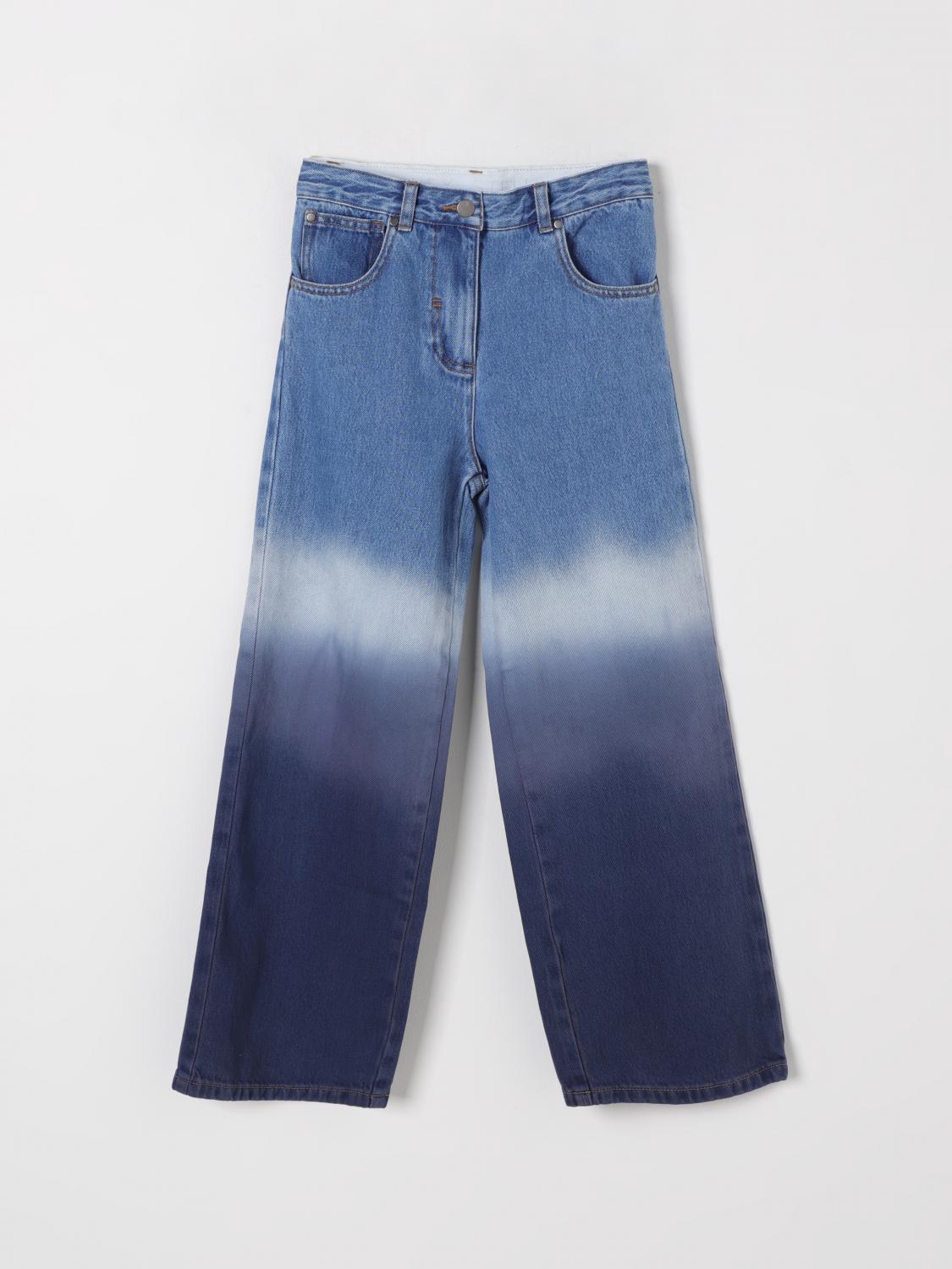 Stella Mccartney Jeans Con Effetto Schiarito In Multicolor