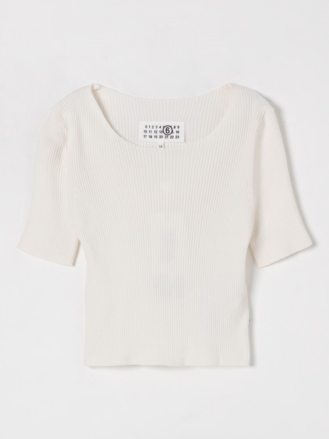 Mm6 Maison Margiela Κοριτσιών Ελεφαντόδοντο Top Kids Color