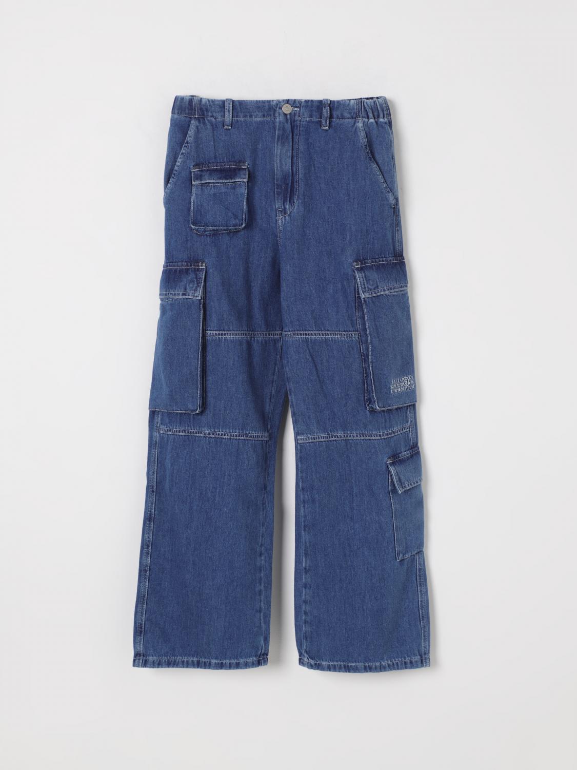 Mm6 Maison Margiela Jeans Kids Color Denim In Denim