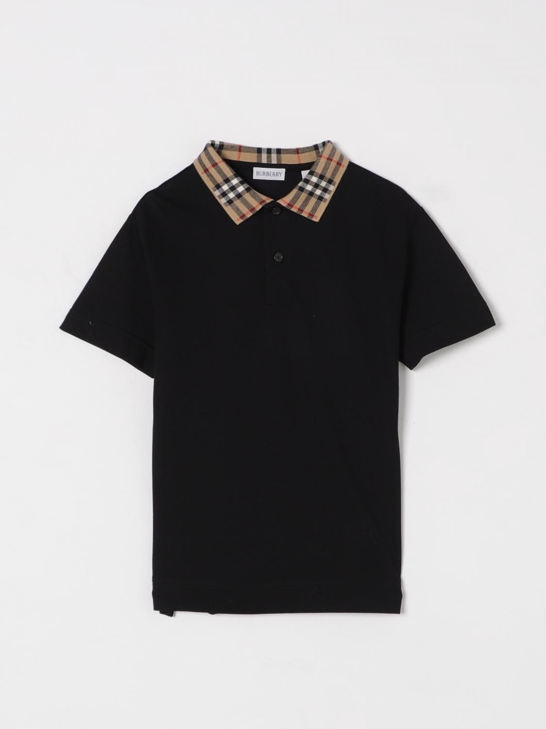 BURBERRY Polo Kinder Farbe Schwarz