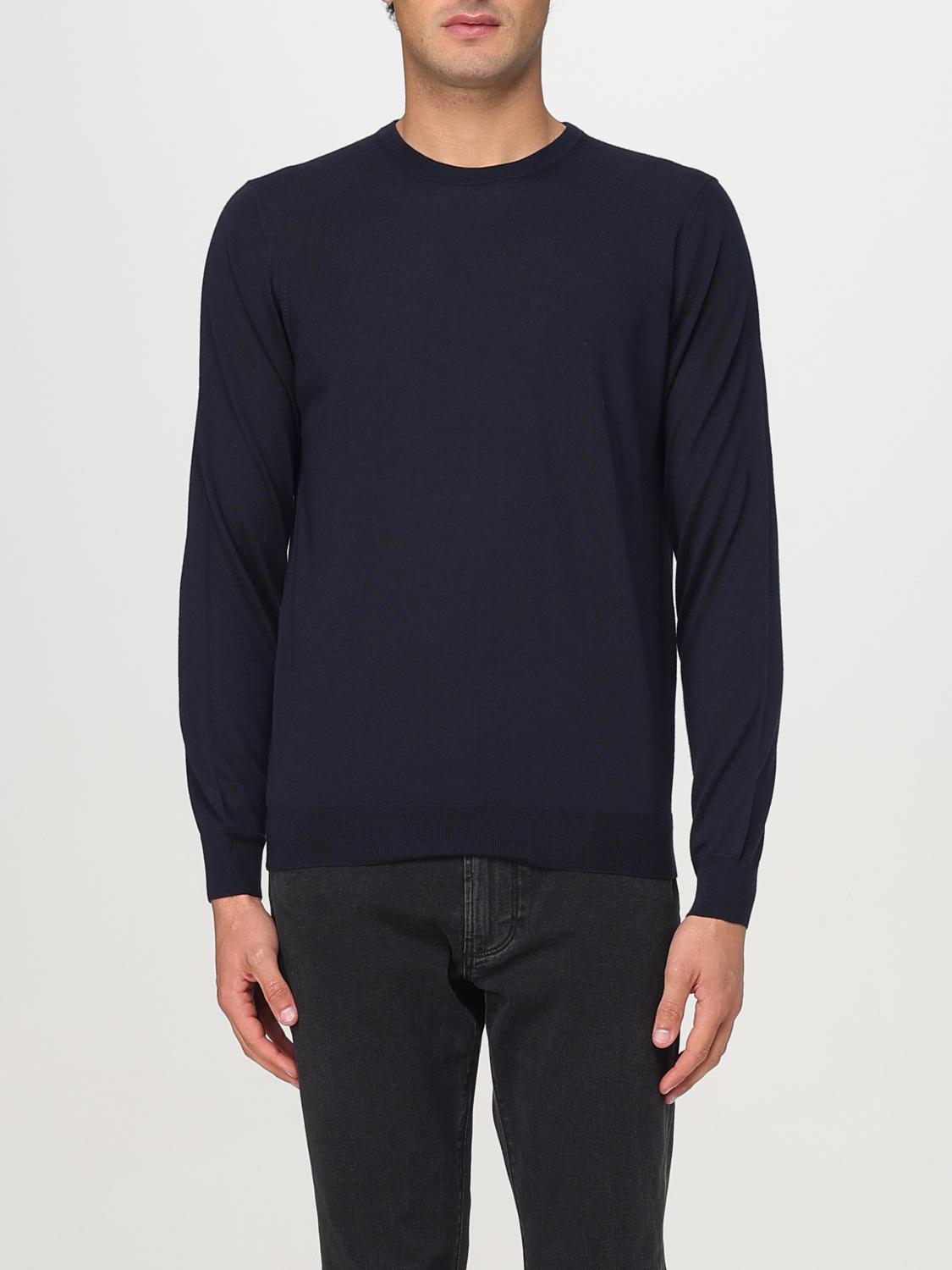 Drumohr Cotton Jersey In Blue