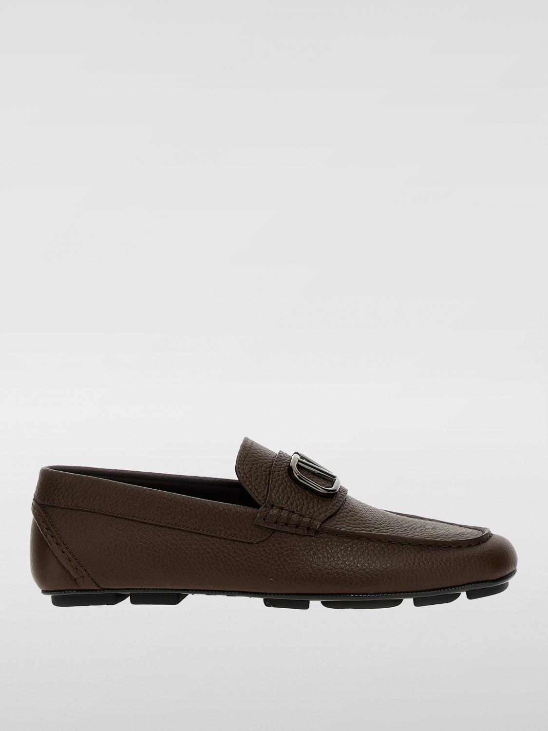 Valentino Loafers  Garavani Men Color Brown In Brown