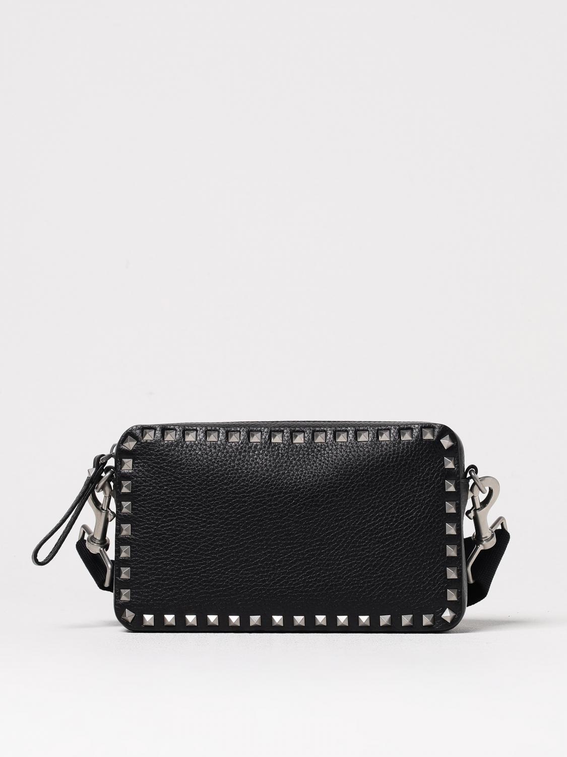 VALENTINO VALENTINO GARAVANI Shoulder Bag Men color Black　VALENTINO GARAVANI ショルダーバッグ メンズ カラー ブラック