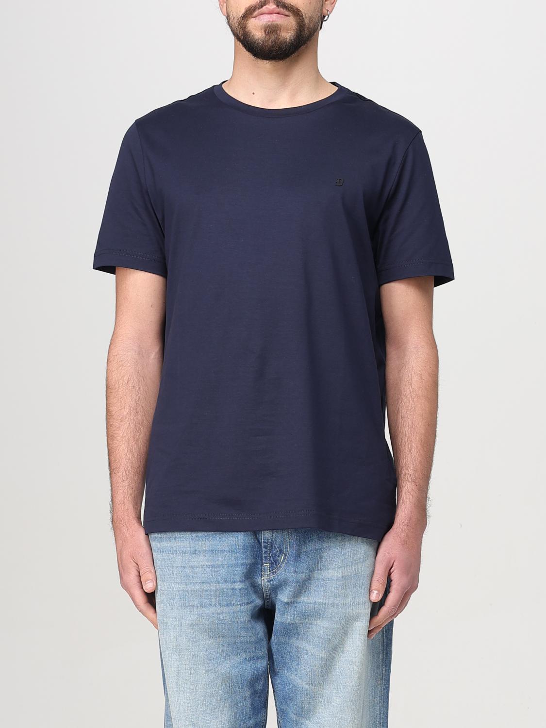 Dondup T-shirts And Polos Blue In Blue