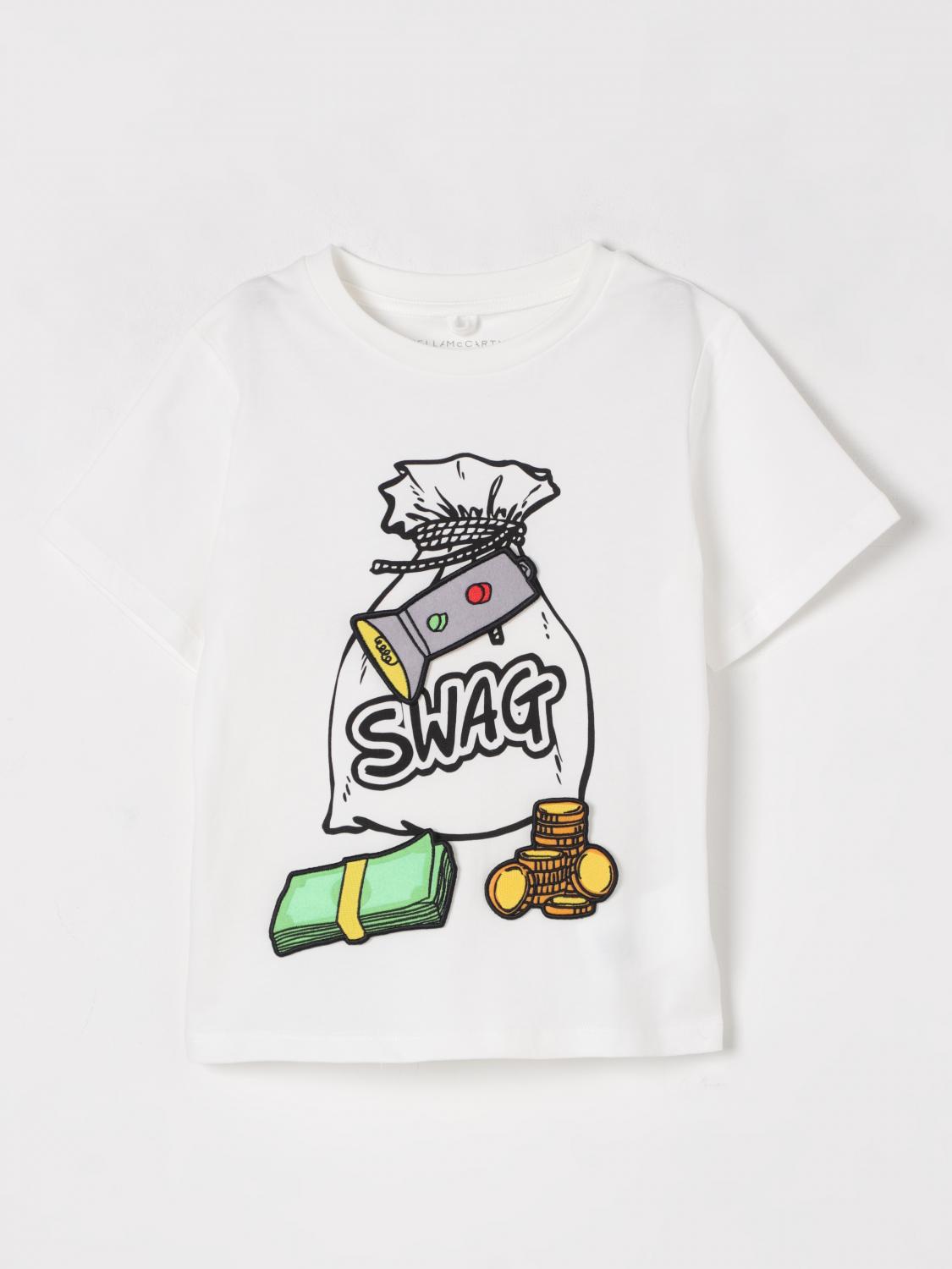 Stella Mccartney T-shirt Kids Kids Color Ivory In Ivory