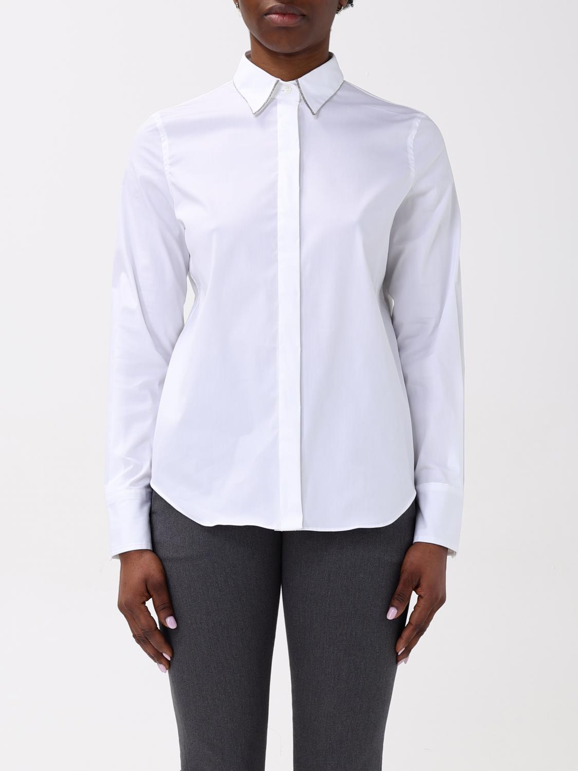BRUNELLO CUCINELLI Hemdbluse Damen Farbe Weiß