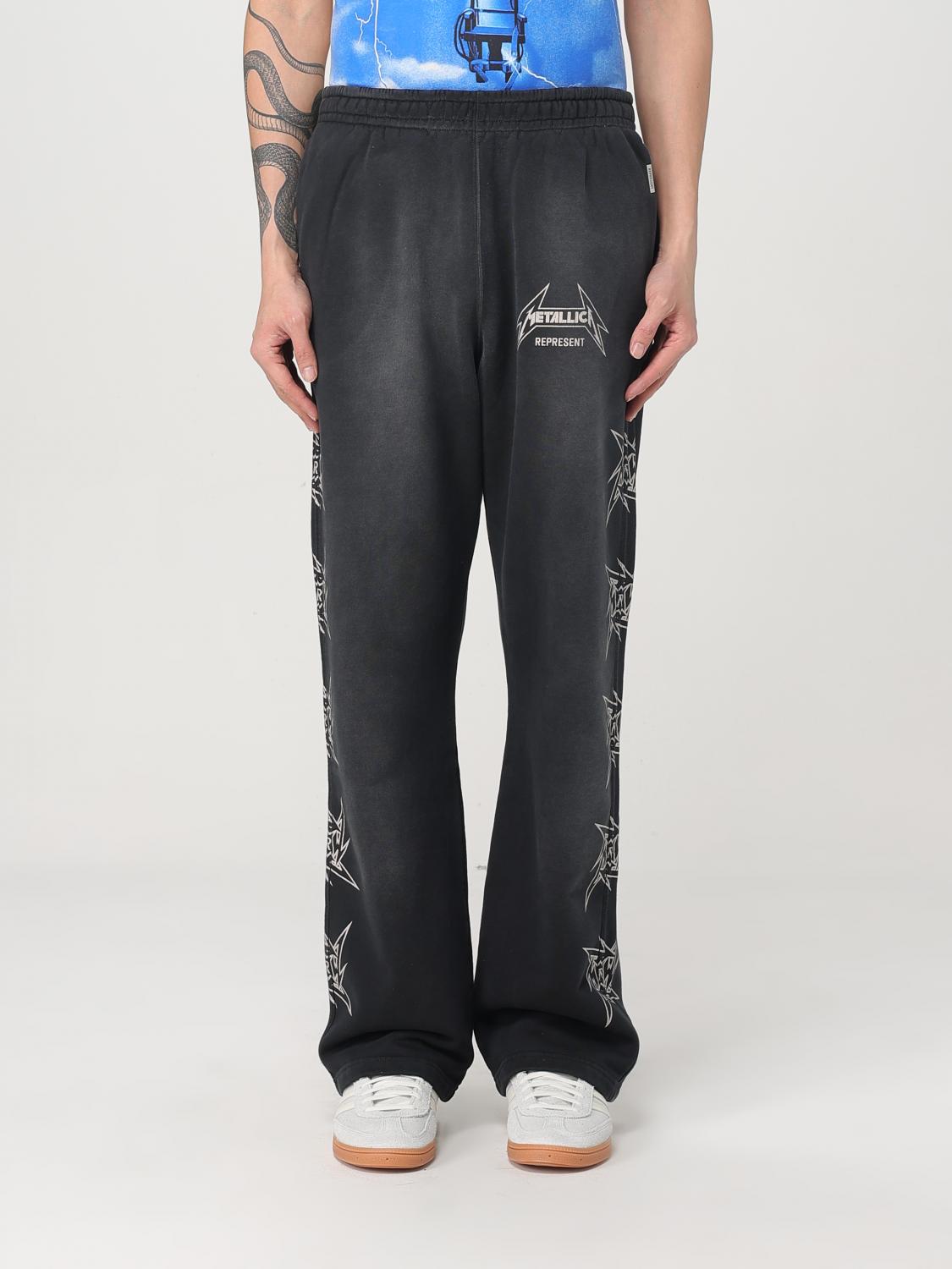 Pants REPRESENT Men color Black Pants REPRESENT Men color Black