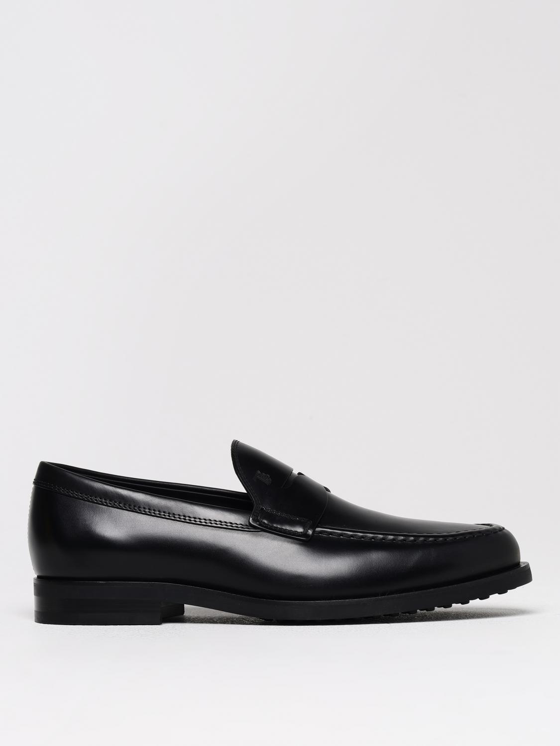 Tod's Men Leather Loafer In Black