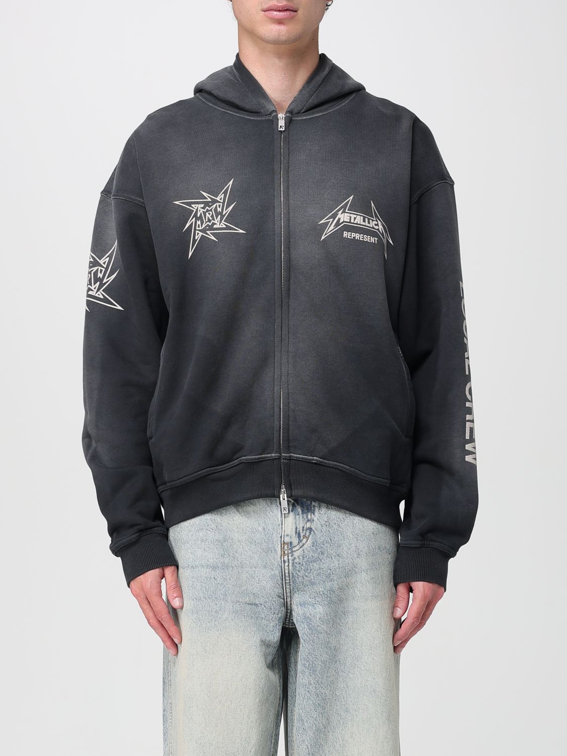 Represent Sweatshirt Men Color Black 1