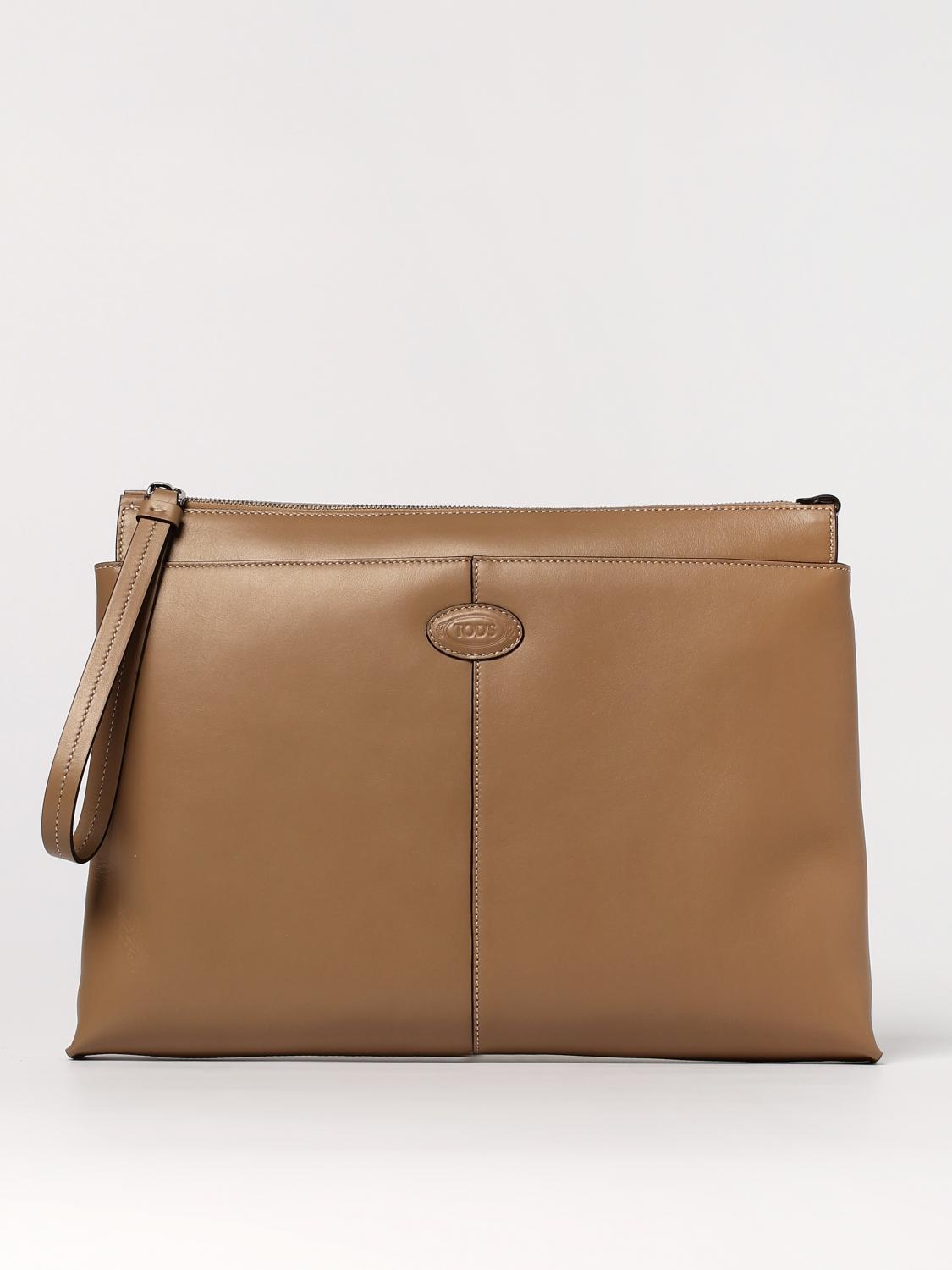 Tod's Briefcase Men Color Hazel In Hazel