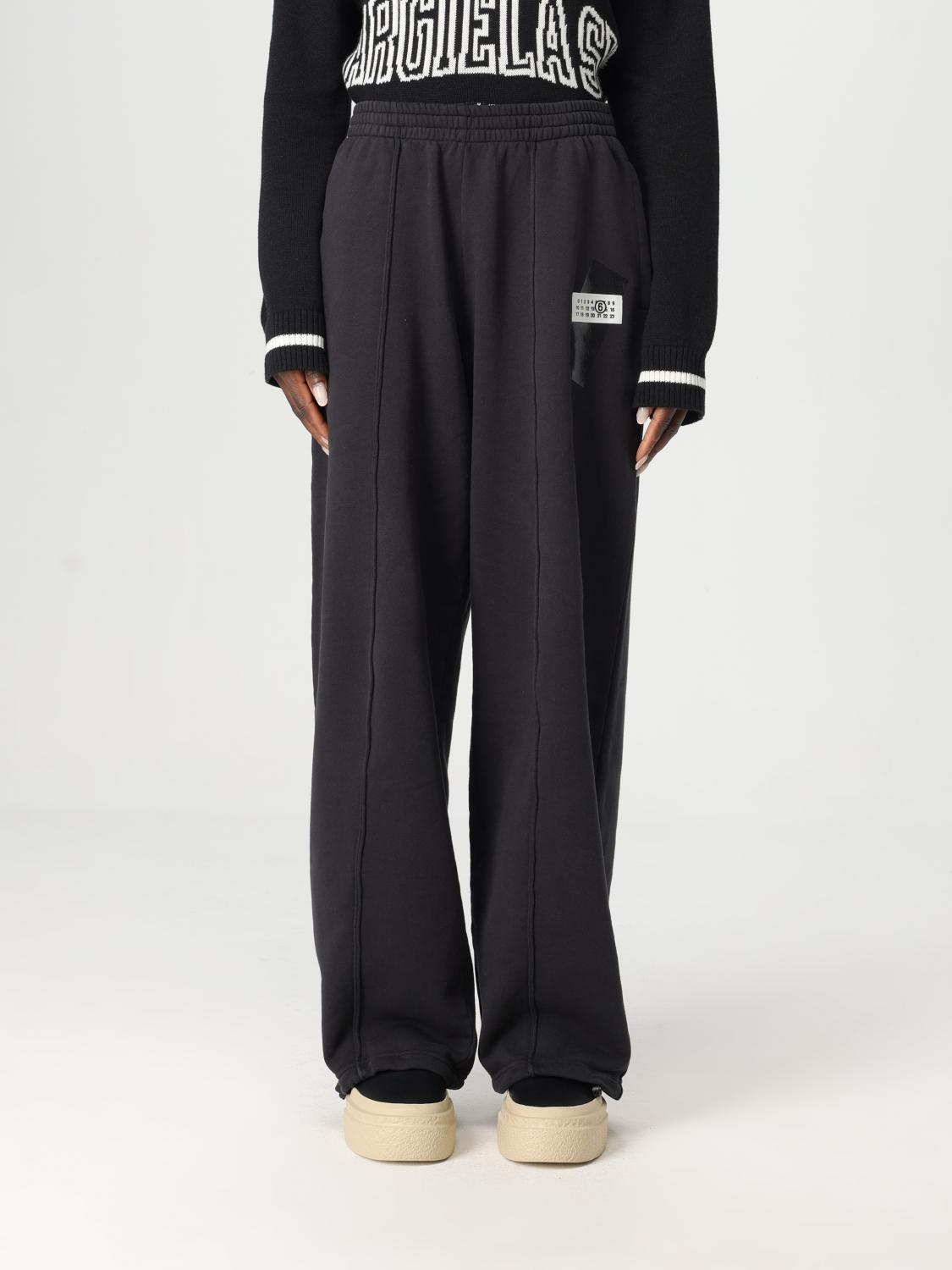 MM6 MAISON MARGIELA PANTS MM6 MAISON MARGIELA WOMAN COLOR BLACK G52506002