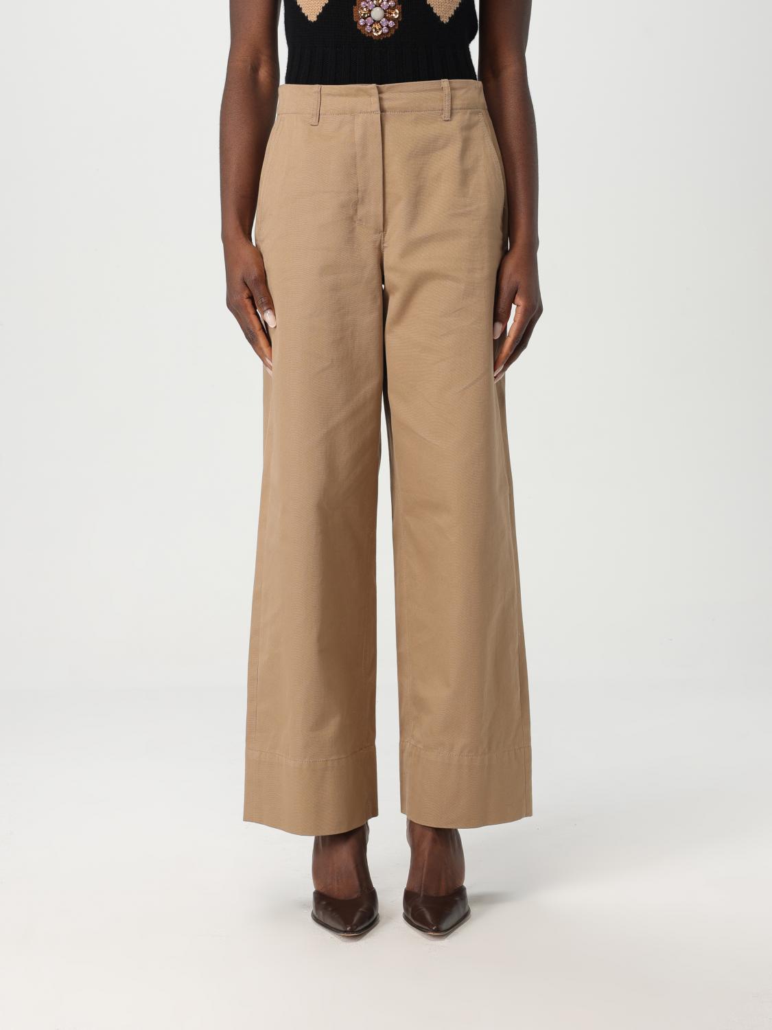 's Max Mara Pants Woman Color Camel In Camel