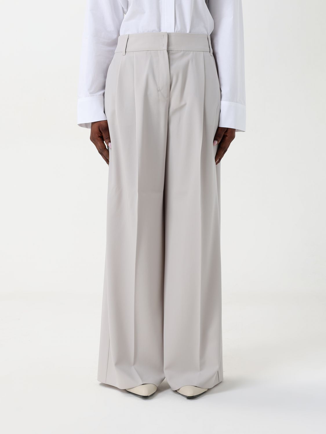 's Max Mara Pants Woman Color Beige In Beige