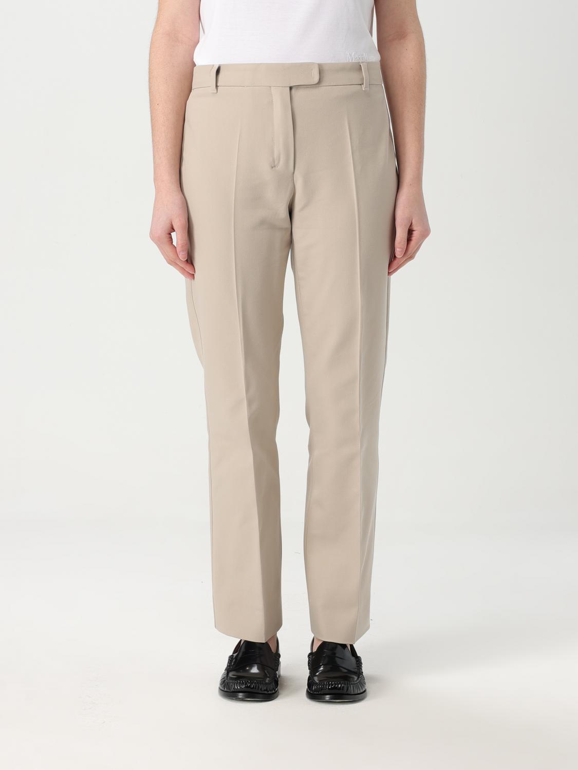 Shop 's Max Mara Pants  Woman Color Beige