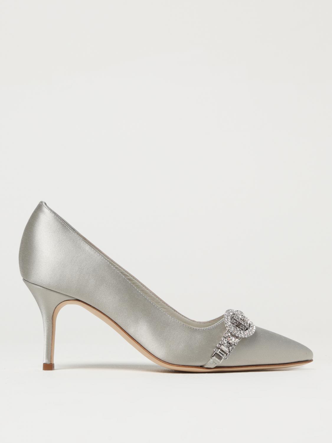 Manolo Blahnik Pumps In Grey