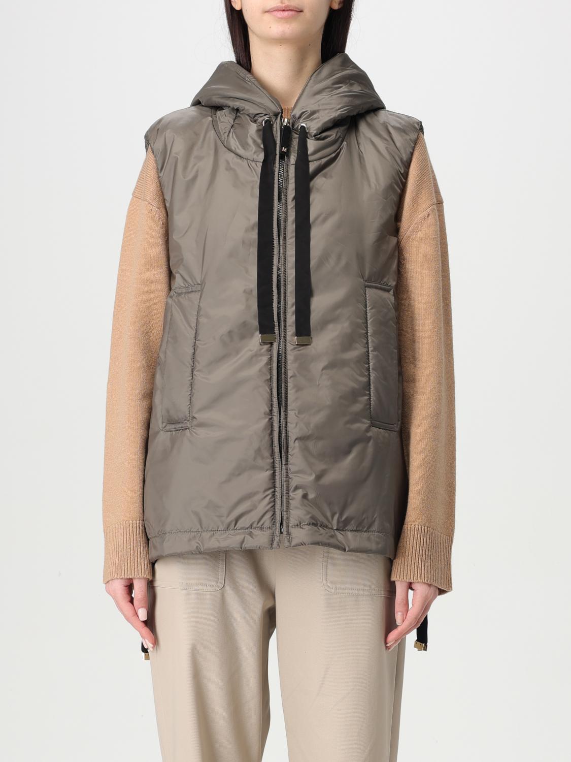 Max Mara The Cube Waistcoat Woman Color Grey In Grey