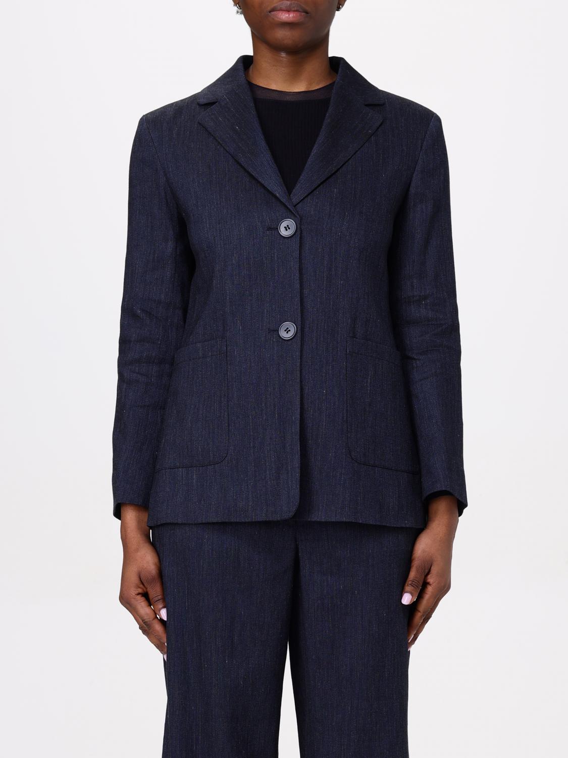S Max Mara Blazer ' Woman Color Blue In Blue