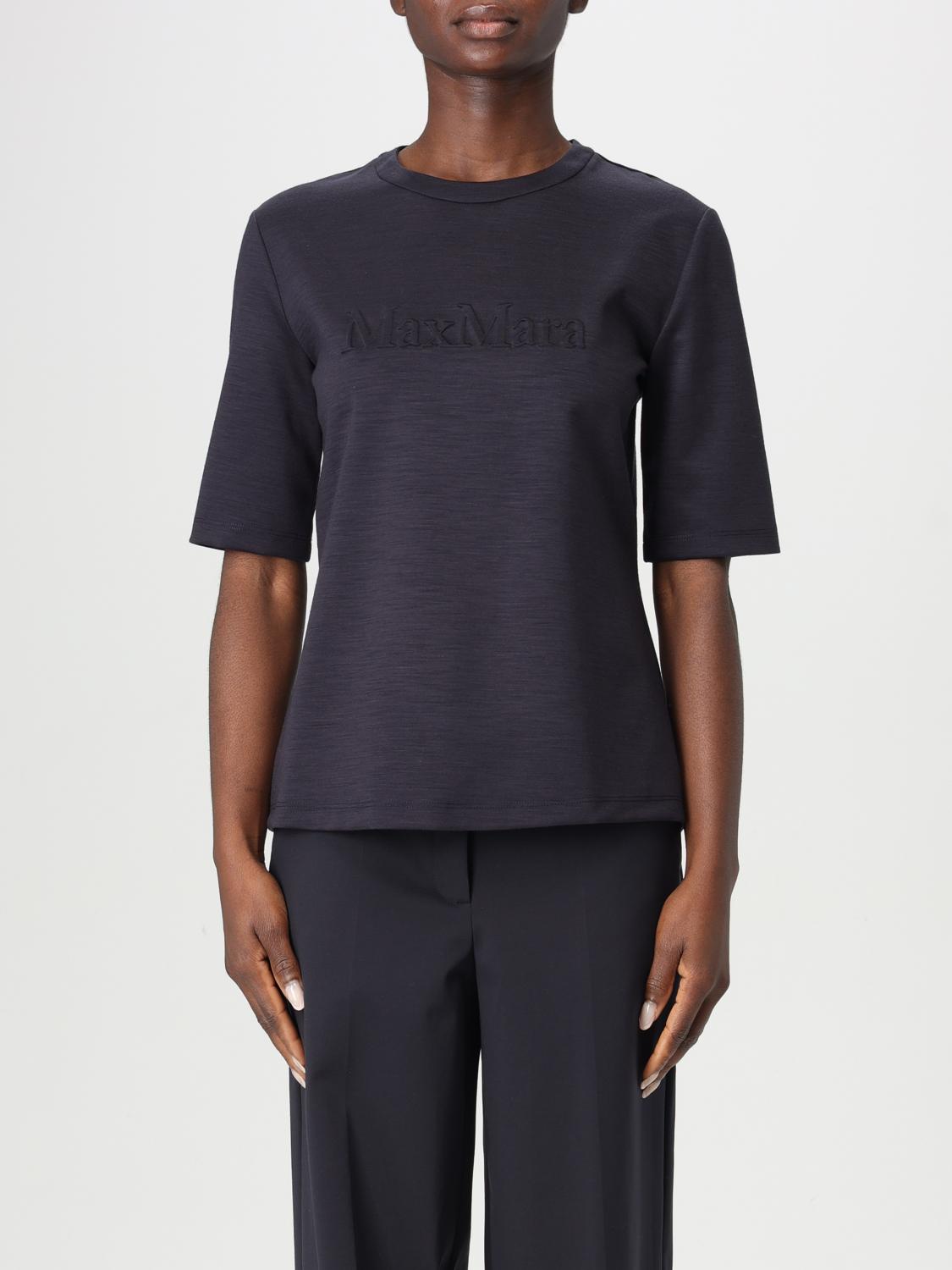 Shop Max Mara T-shirt Woman Color Blue