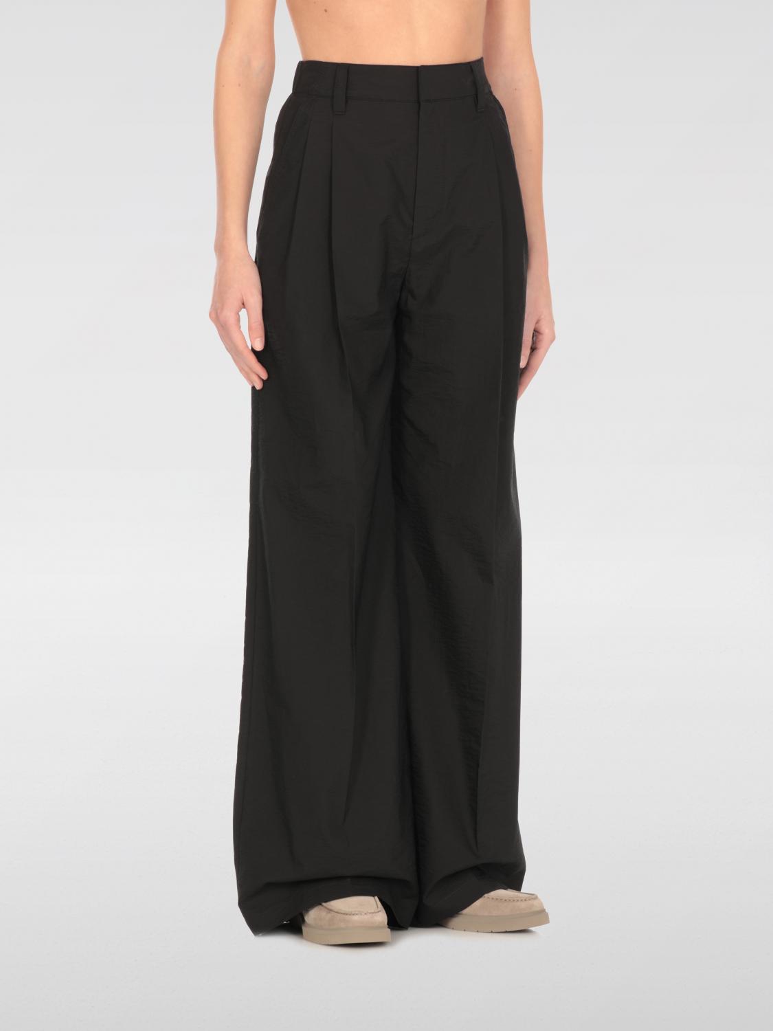 Brunello Cucinelli Pants Woman Color Black In Black