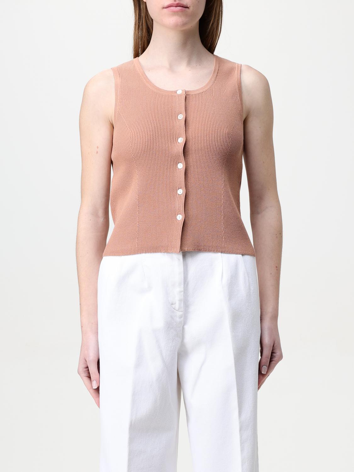 Apc Top A.p.c. Woman Color Pink In Pink