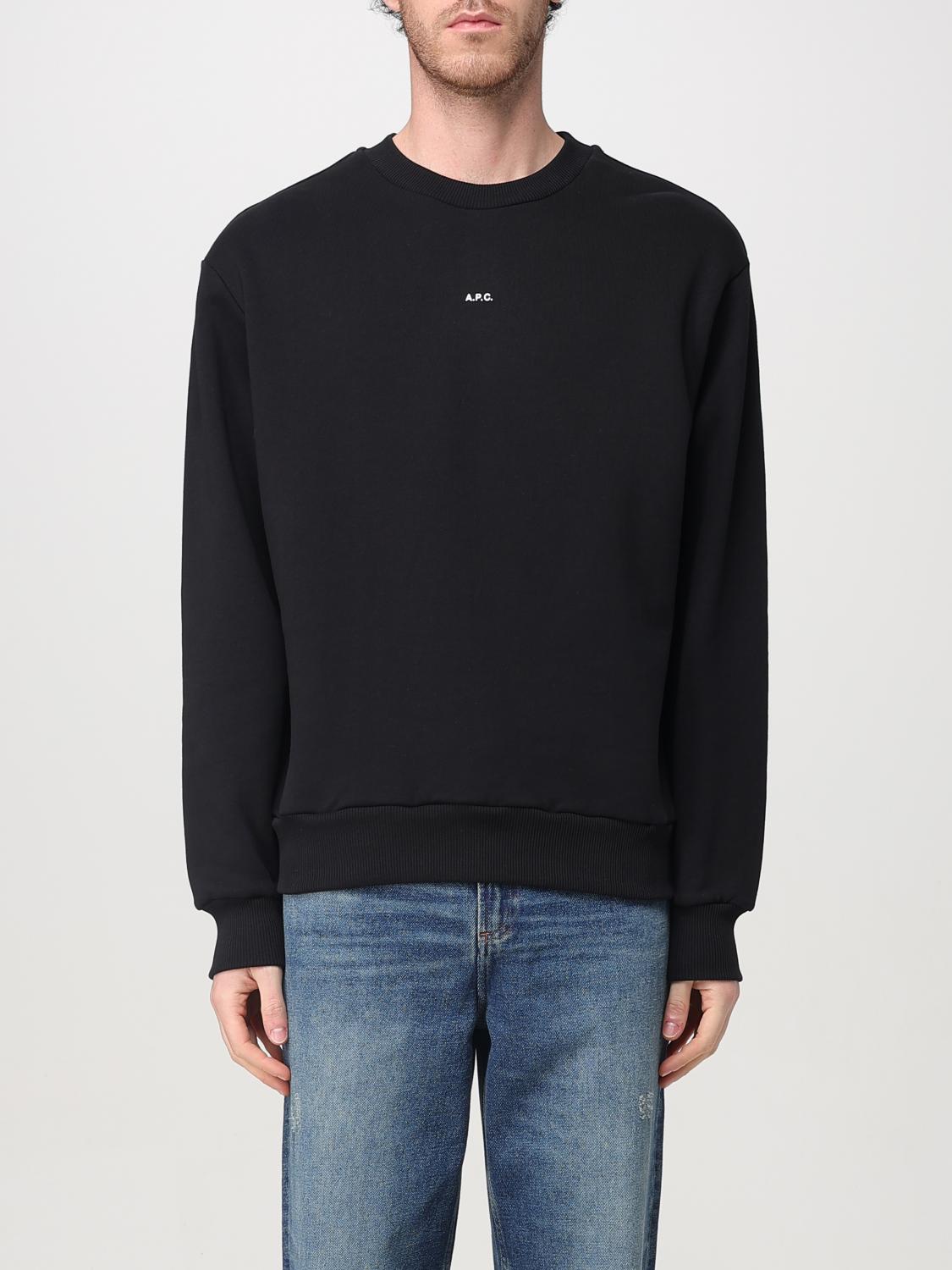 【送料&関税込】A.P.C. Boxy Micro Logo Cotton Crew-neck Swea A.P.C. Boxy Micro Logo Cotton Crew-neck Sweatshirt A.P.C.