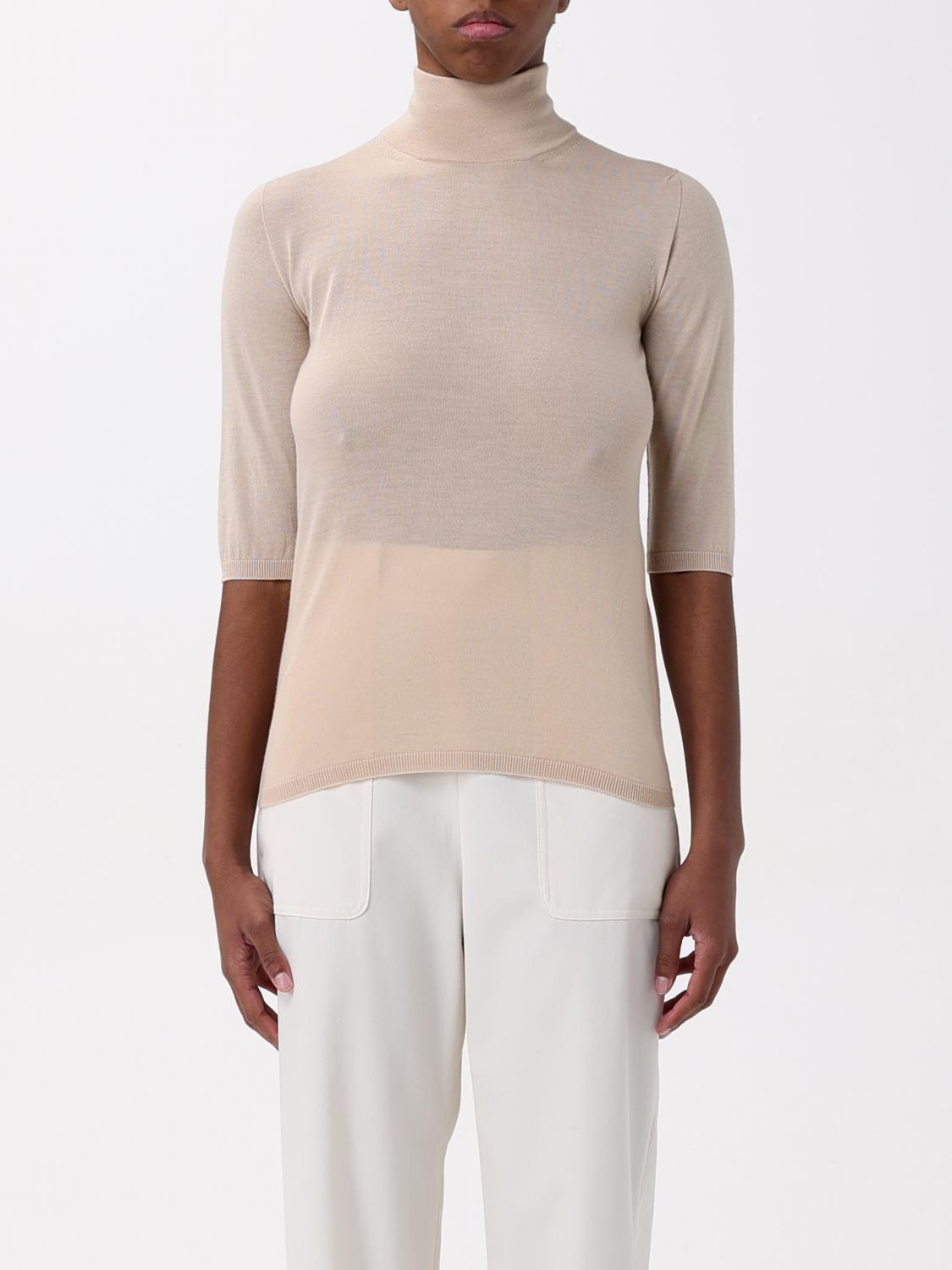 Max Mara Sweater Woman Beige In Beige