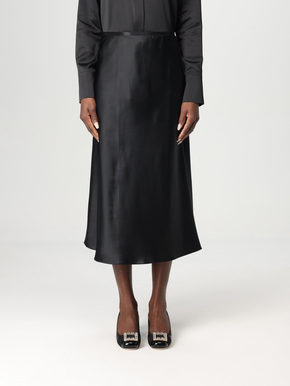 Shop Max Mara Skirt Woman Color Black