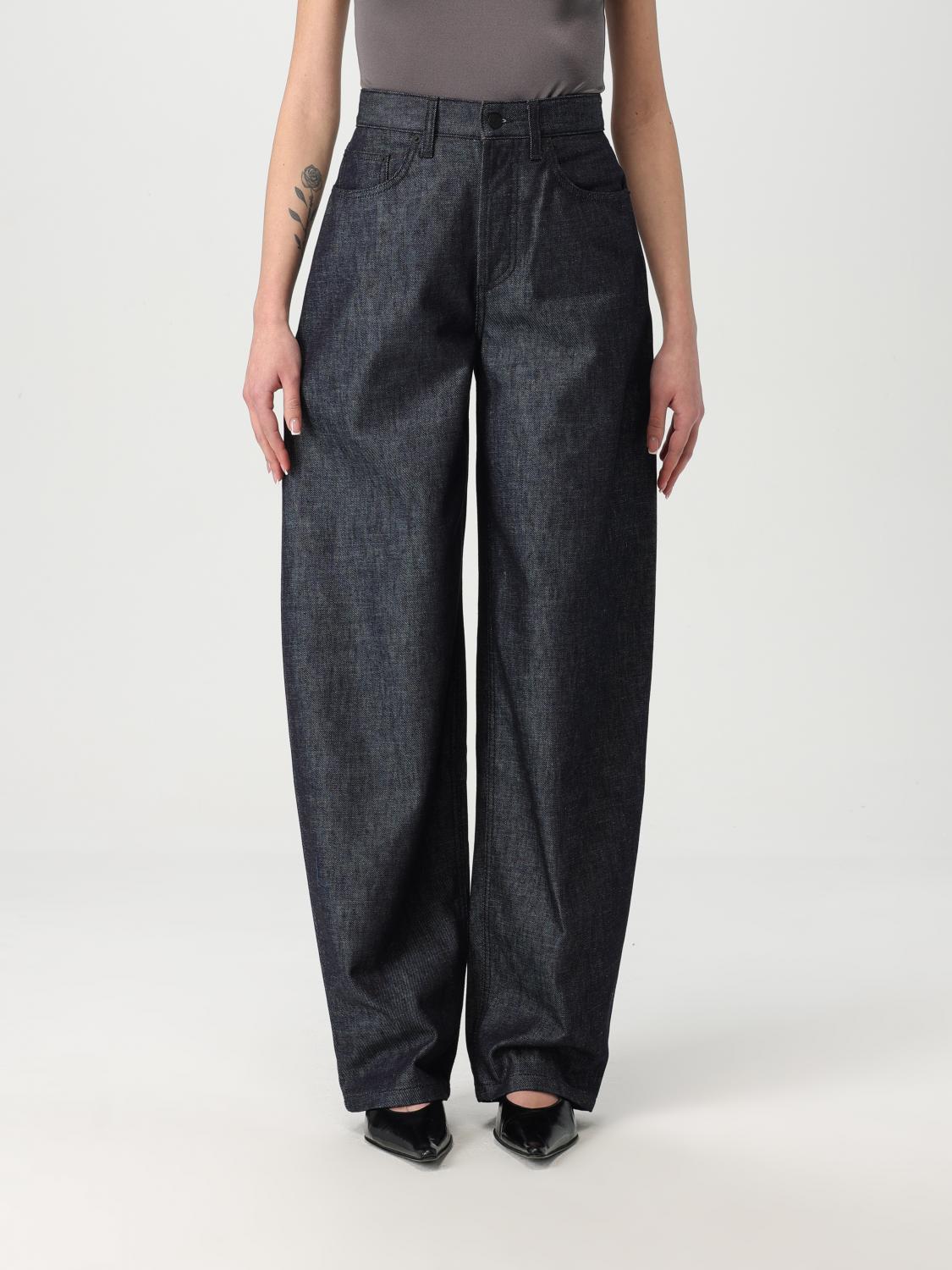 Mugler Jeans Woman Color Blue In Blue