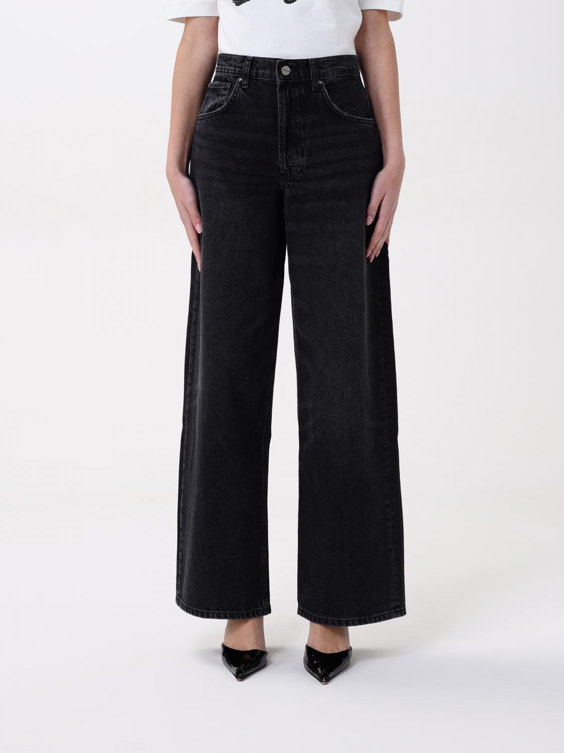 ANINE BING JEANS ANINE BING WOMAN COLOR GREY G52781020