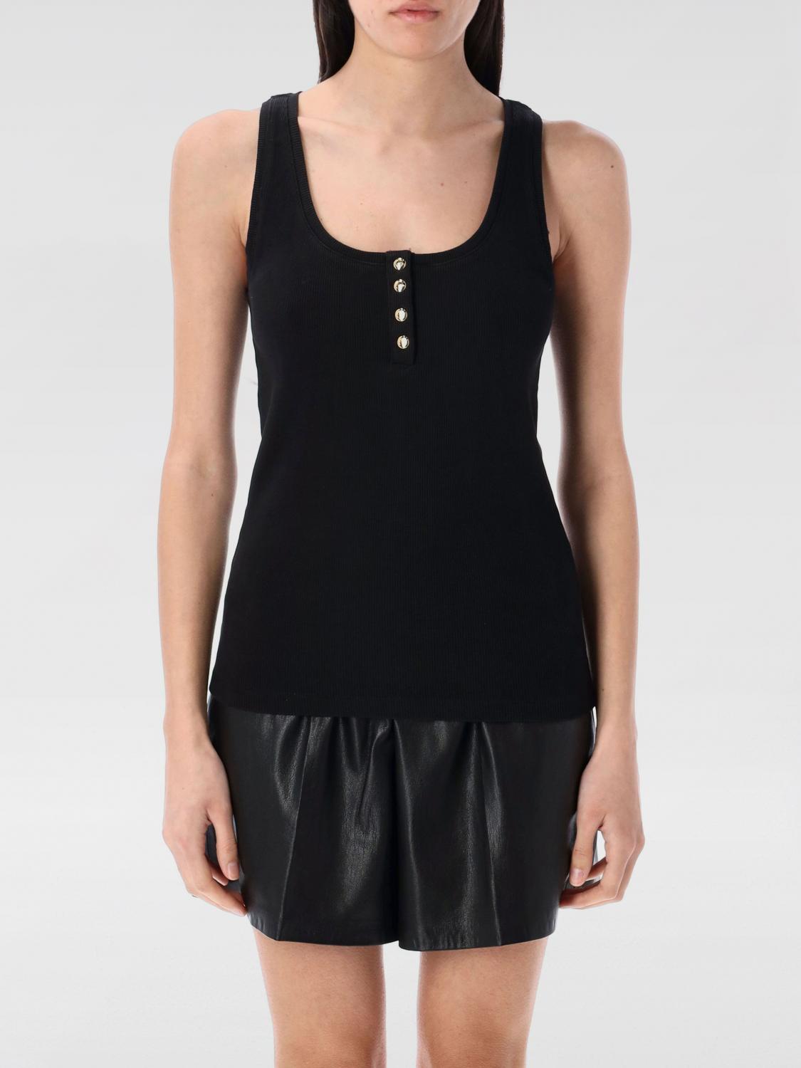 Shop Anine Bing T-shirt Woman Color Black